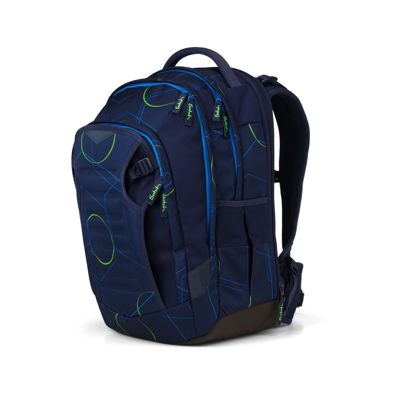 Satch match plus Schulrucksack Blue Tech