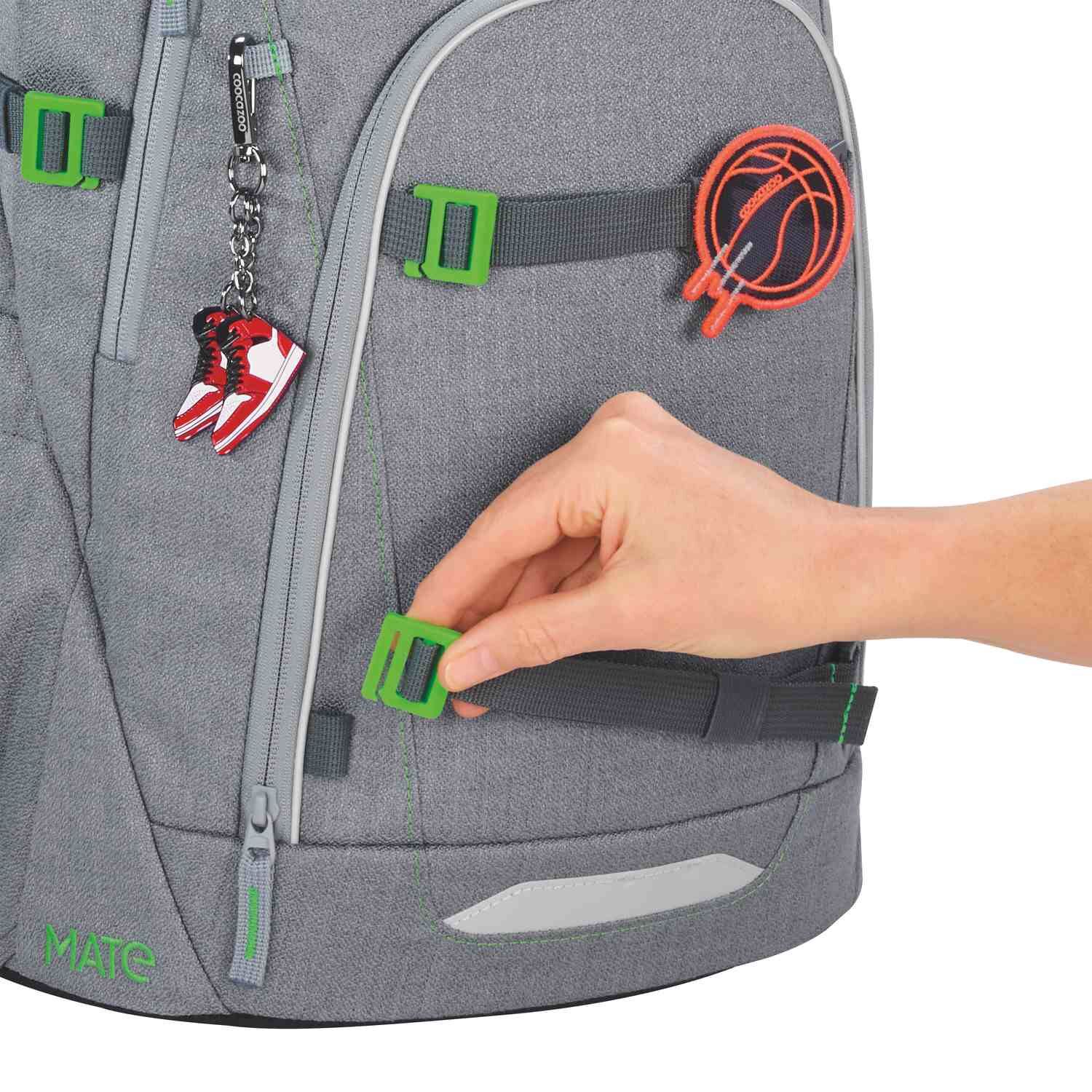 coocazoo Schulrucksack MATE, Mixed Silver Dust