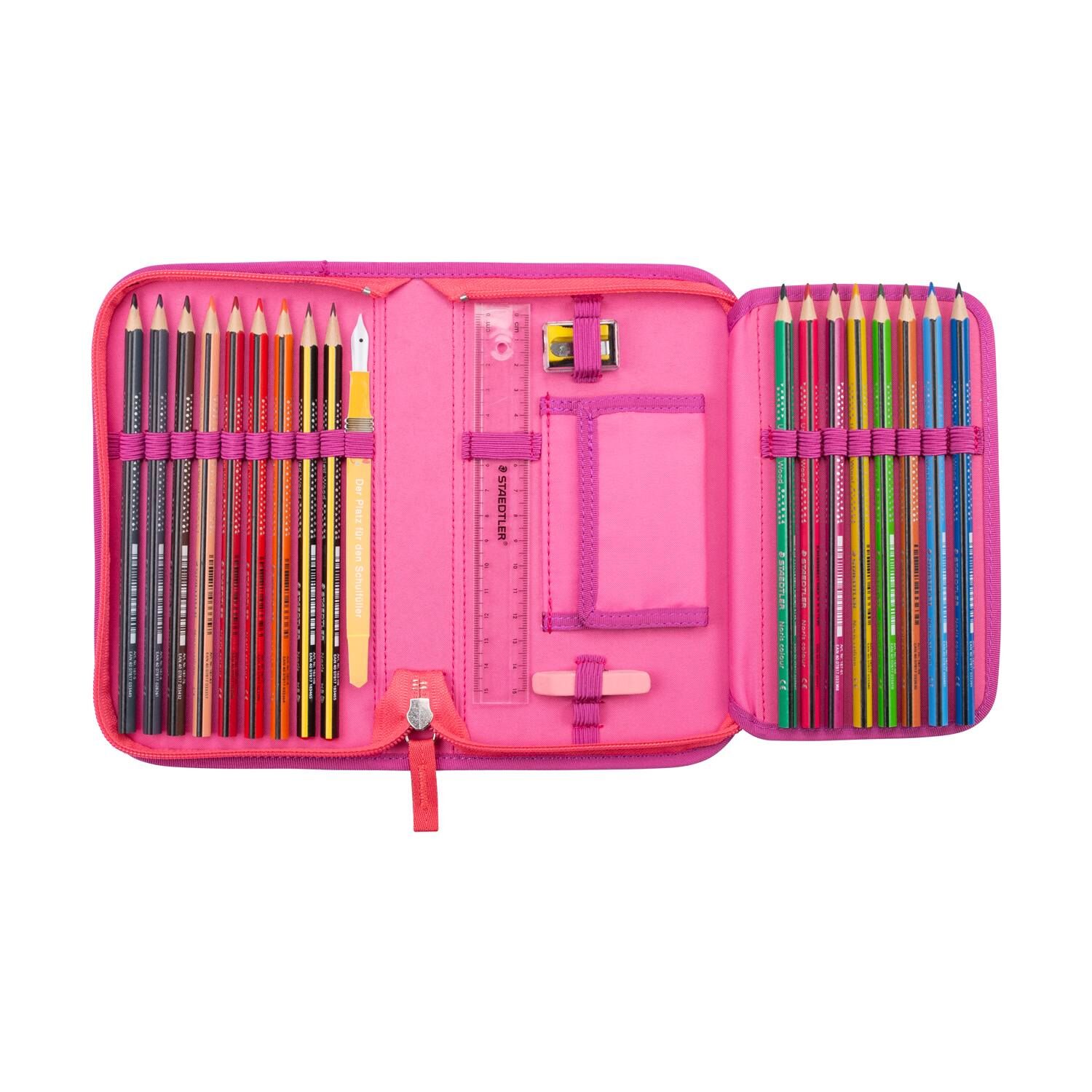 DerDieDas ErgoFlex Tiny Schulranzenset 5 teilig Roses