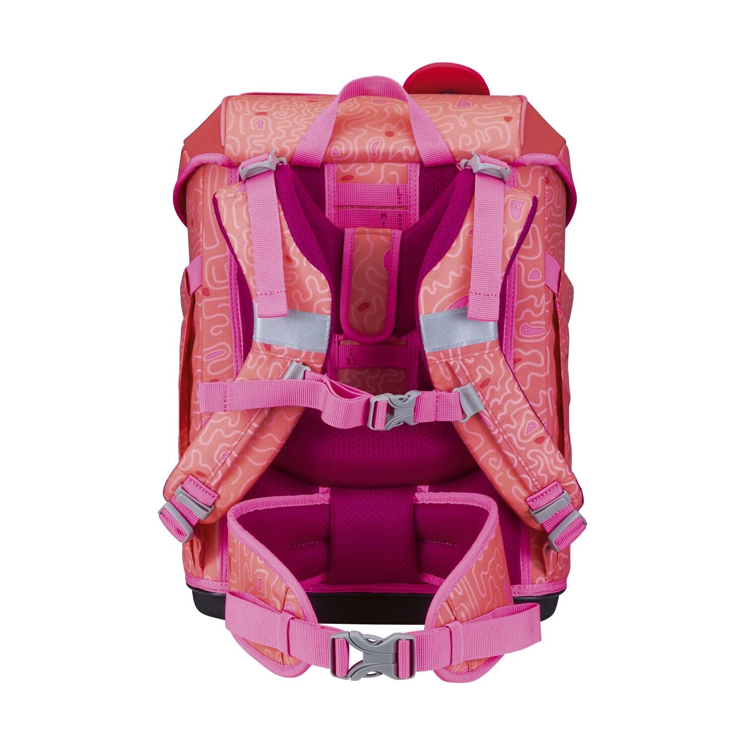 DerDieDas ErgoFlex Tiny Superflash Coral Reef Schulranzenset 5-teilig