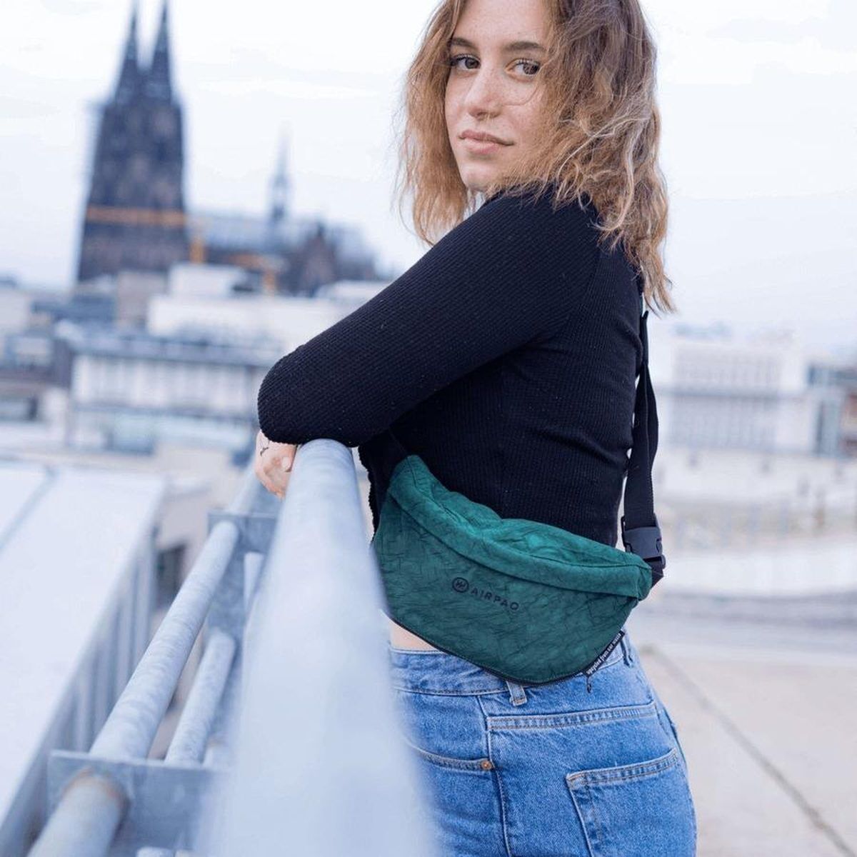 Airpaq Bauchtasche Hip Baq Green