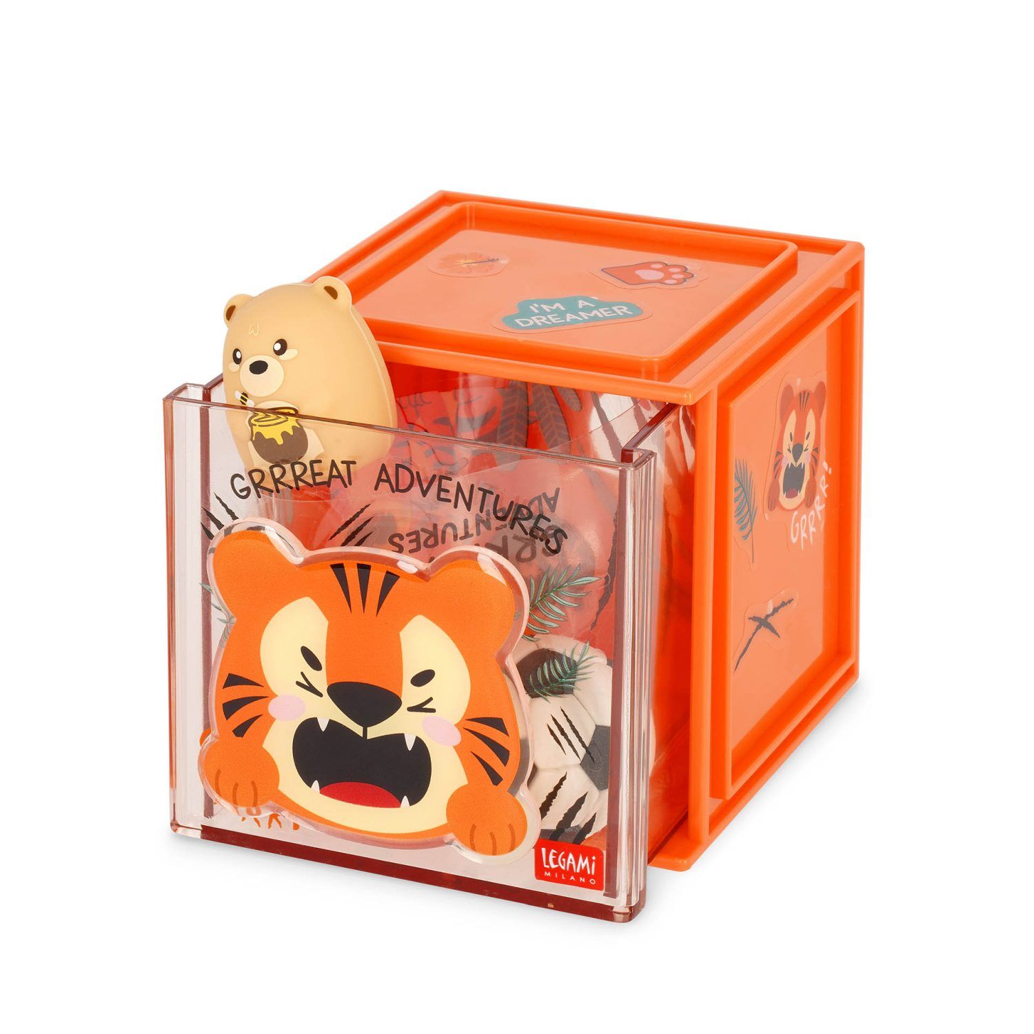 Legami Schreibtisch Organizer - CUTIE CUBE - TIGER