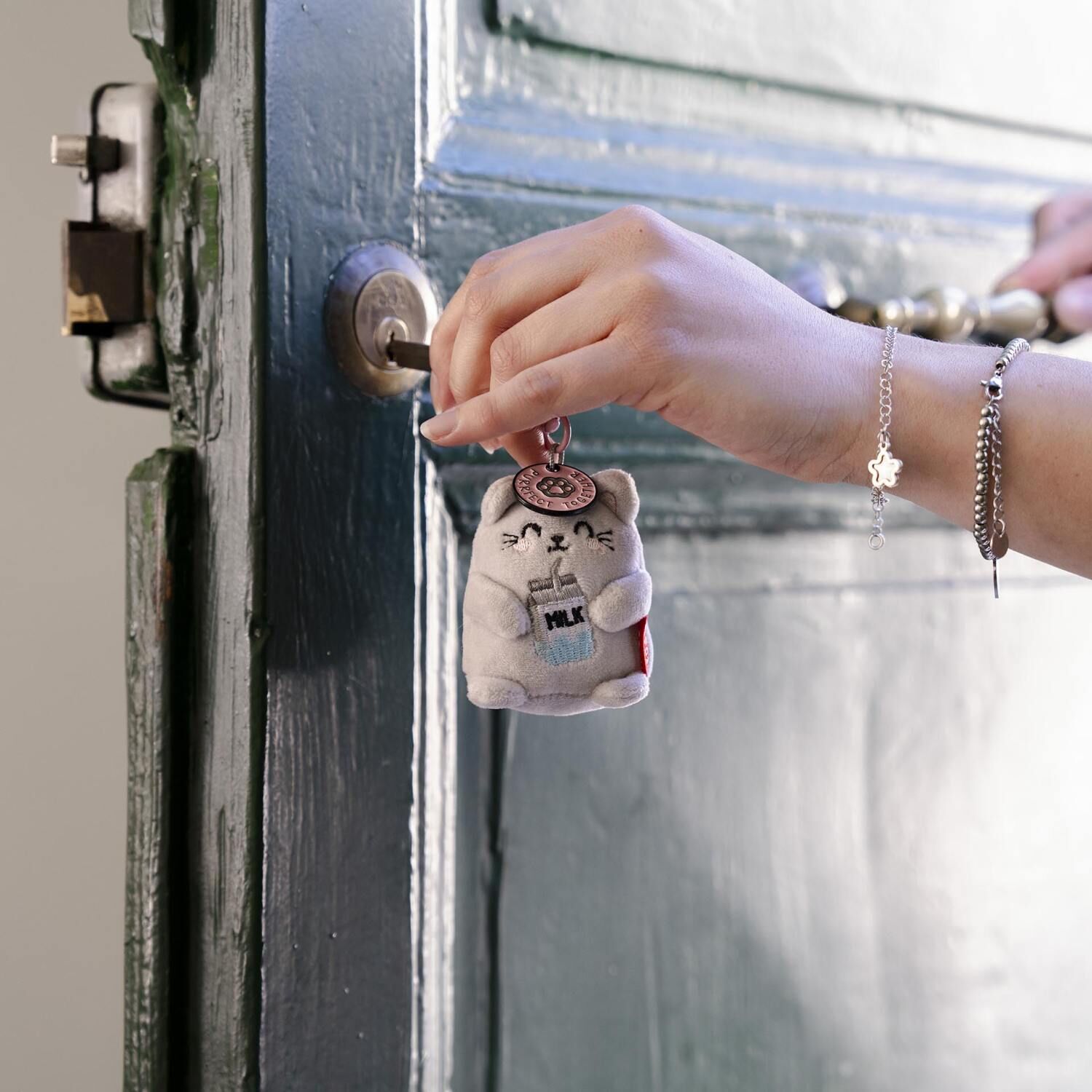 Legami Plüsch-Schlüsselanhänger - SUPER SOFT! - TINY - KITTY