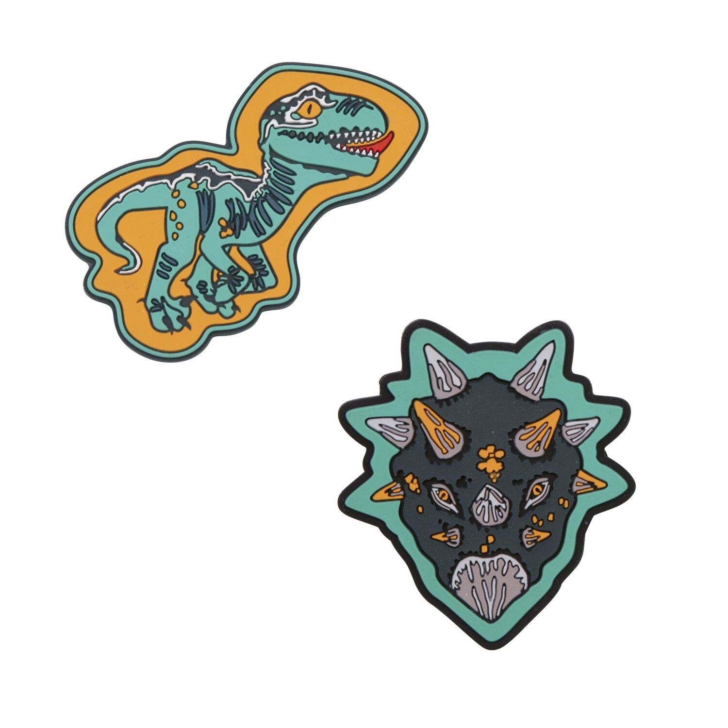 DerDieDas Wechselbuttons, 2tlg. Dino Time