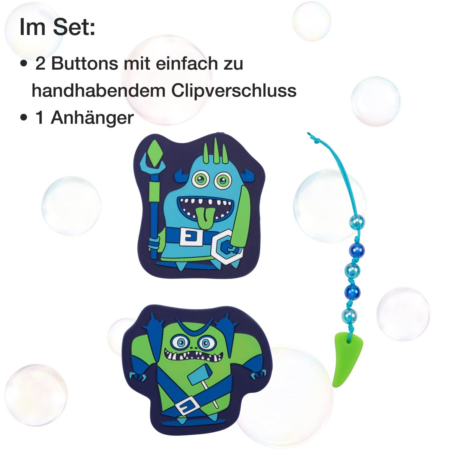 DerDieDas ErgoFlex NEON Schulranzenset 5 teilig Monster