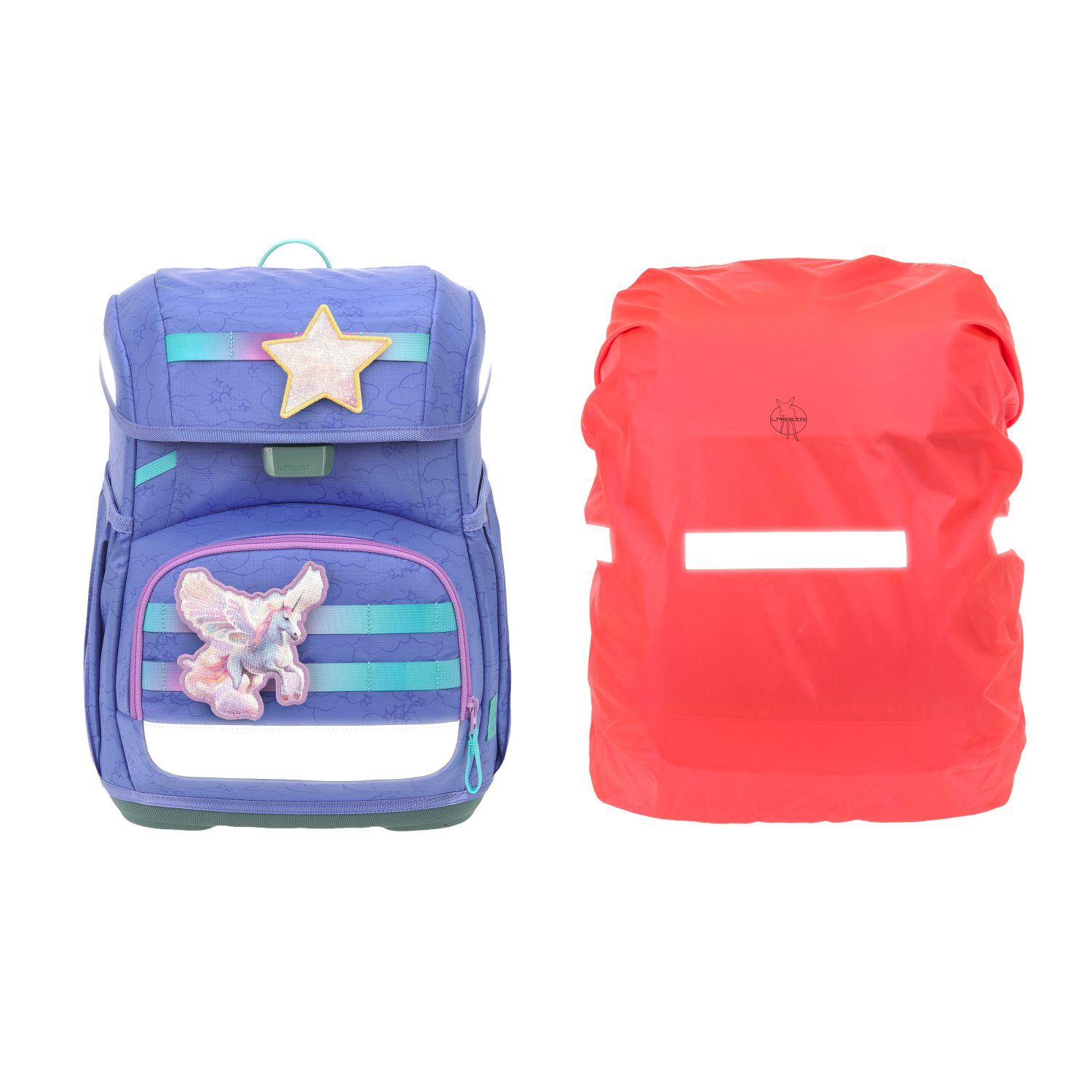 Lässig Schulranzen-Set Light, Unique Cloud lilac