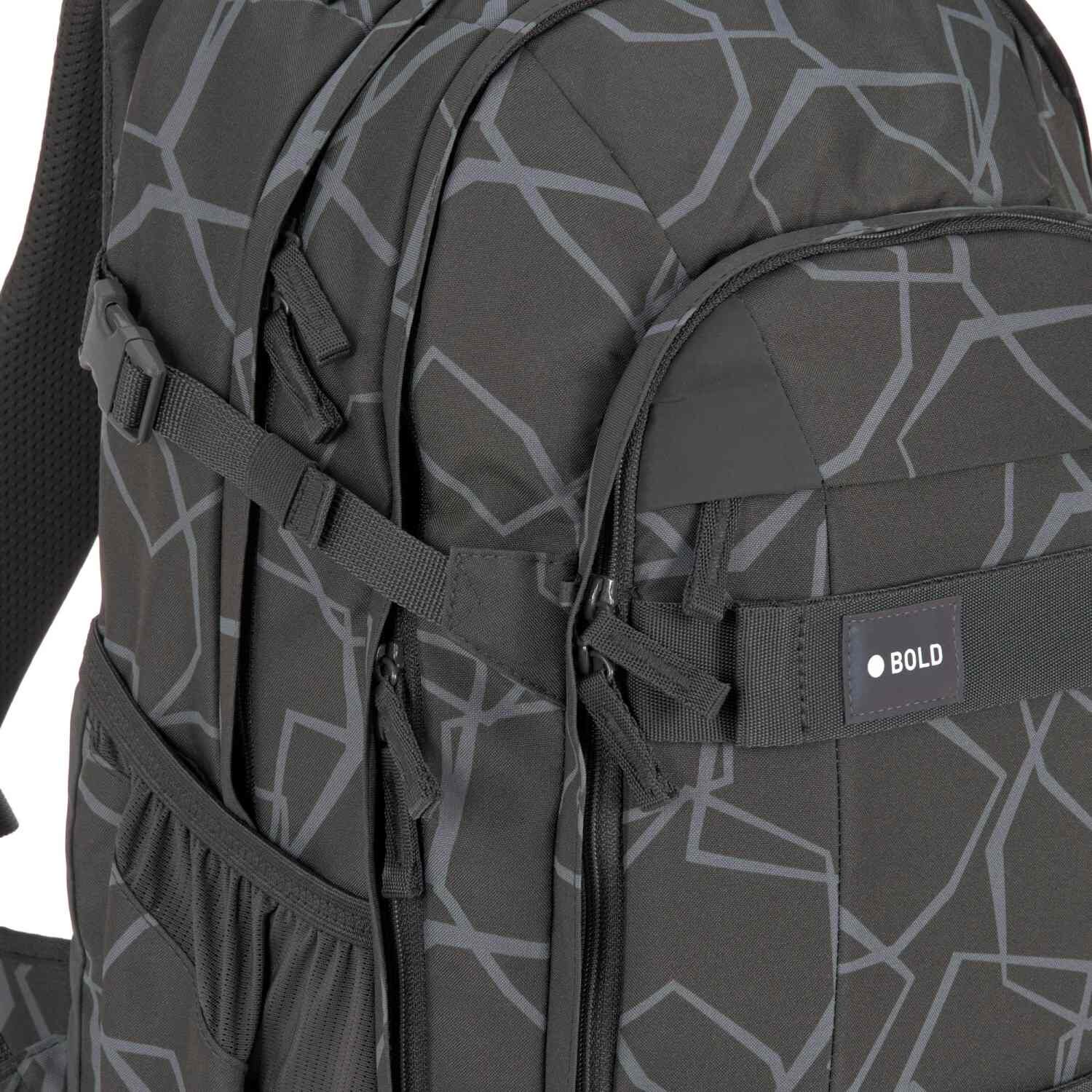 Lässig Schulrucksack BOLD Origin Edges grey