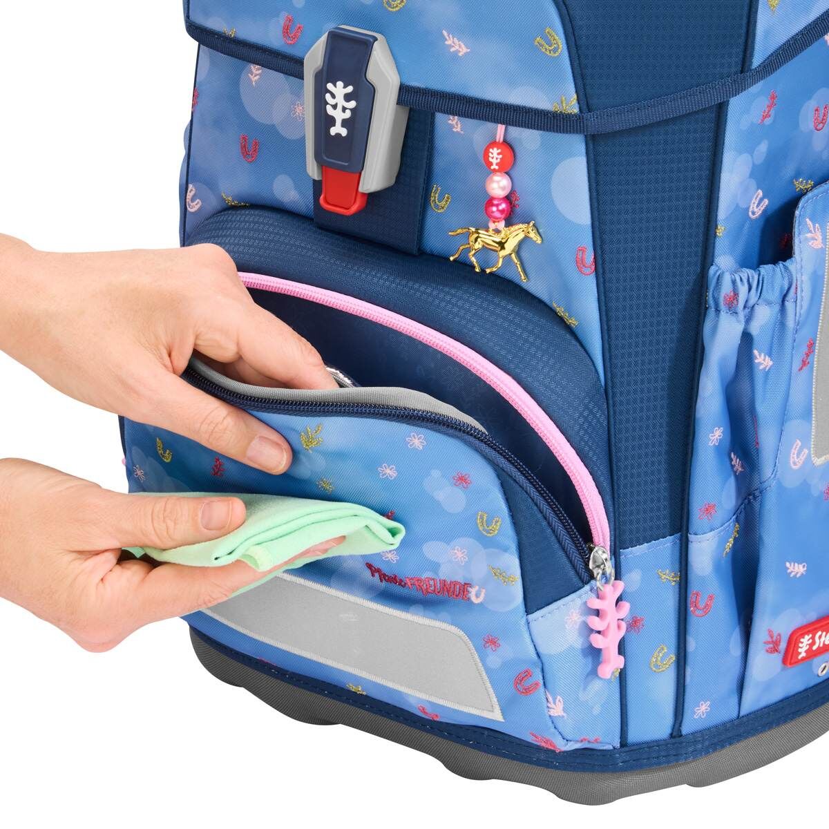 Step by Step CLOUD Spiegelburg Schulranzen-Set, Pferdefreunde "Horse Friends", 5-teilig