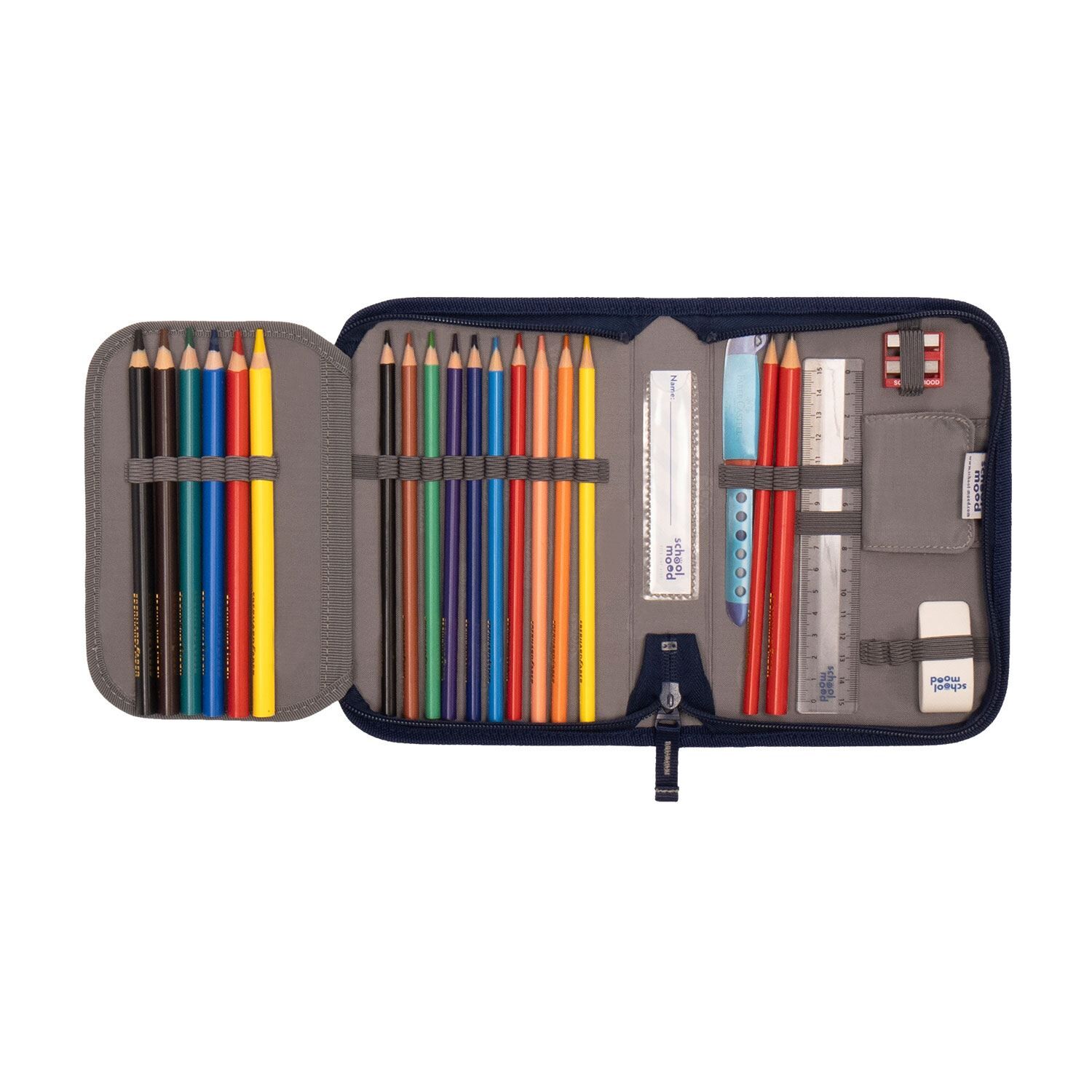 School Mood Champion Maxx Pro Felix (Wolf), 7-tlg. Schulranzenset