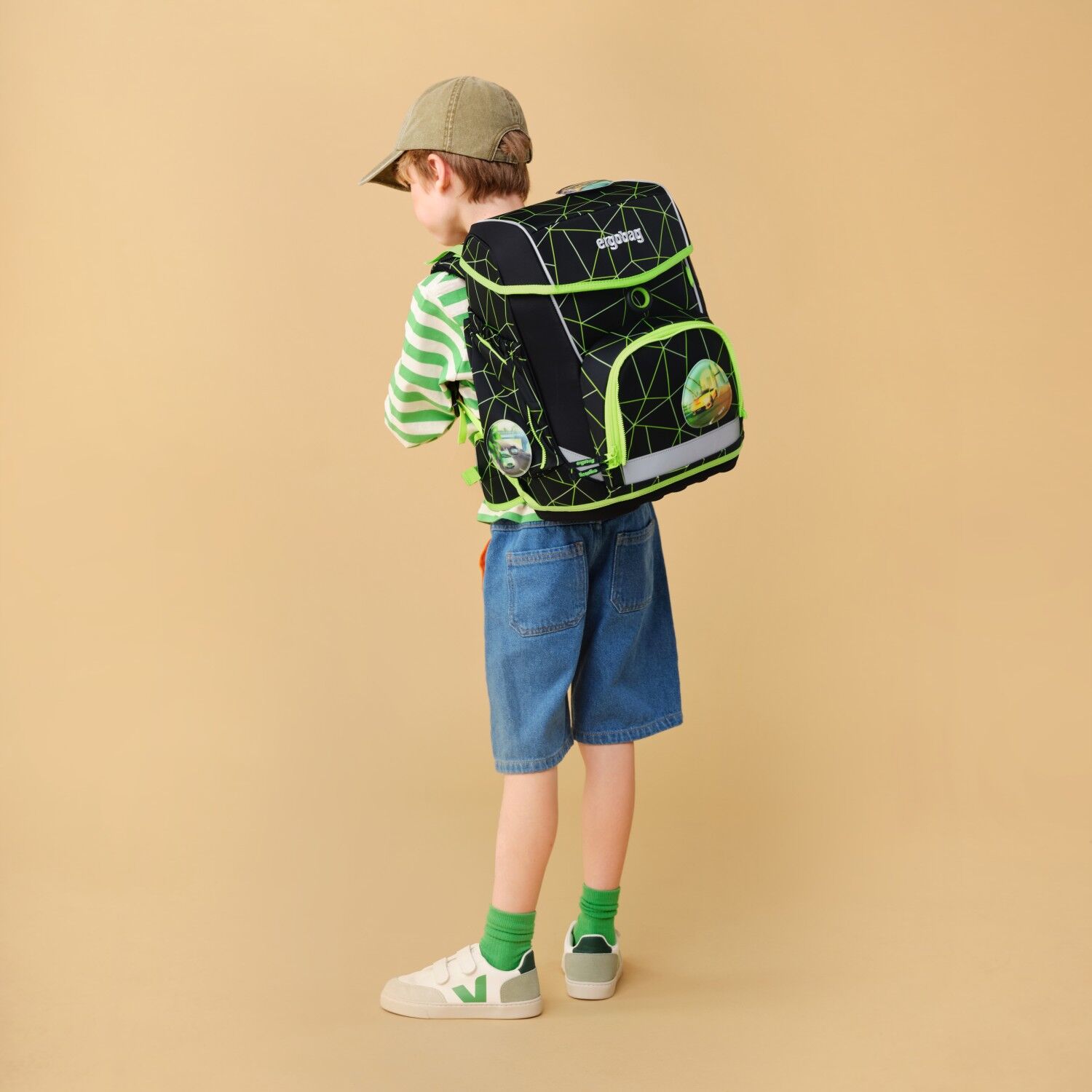 ergobag cubo Schulranzen-Set CyBär Race