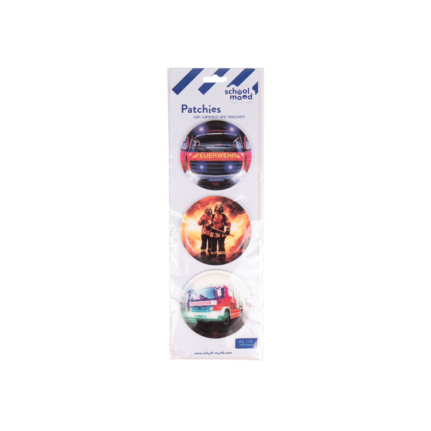 School Mood 6er Patchy-Set Feuerwehr
