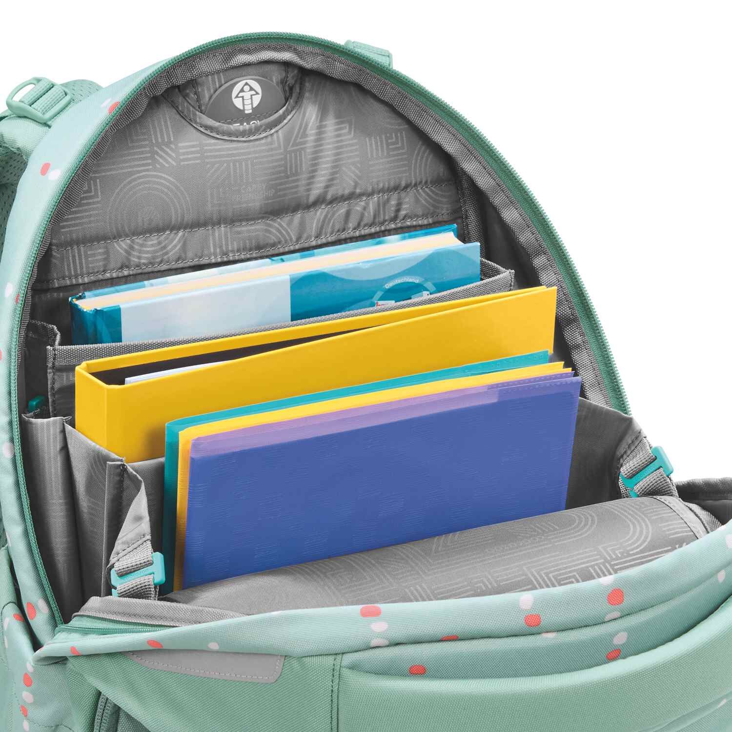 coocazoo Schulrucksack PORTER, Dancing Dots