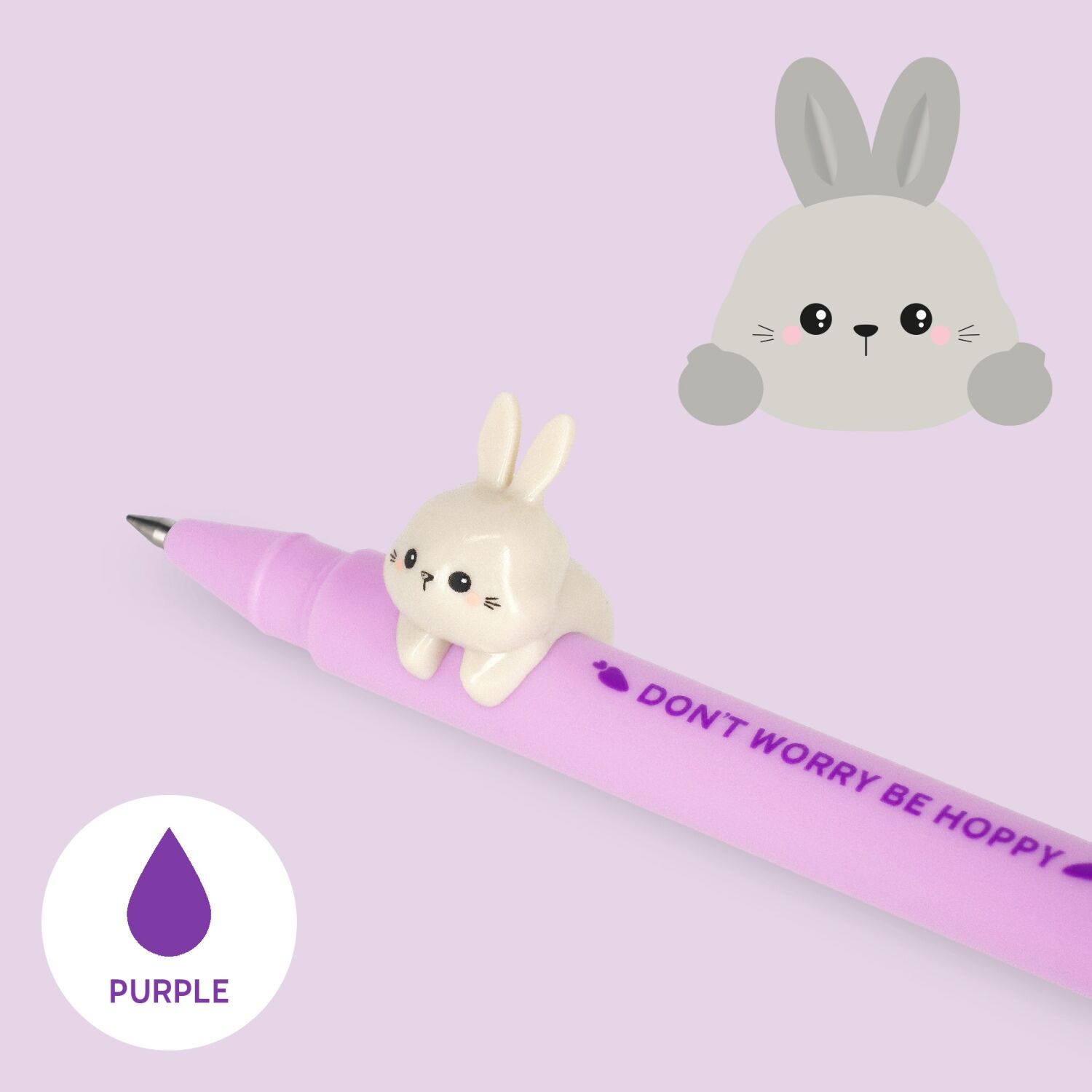 Legami Gelstift mit Tierdeko - LOVELY FRIENDS - BUNNY