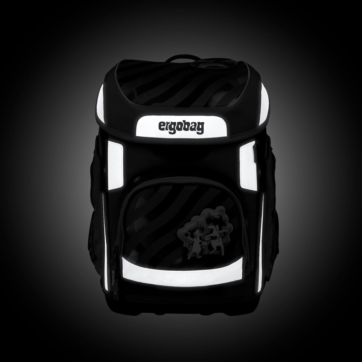 ergobag cubo Schulranzen-Set KuntBärbuntes Einhorn