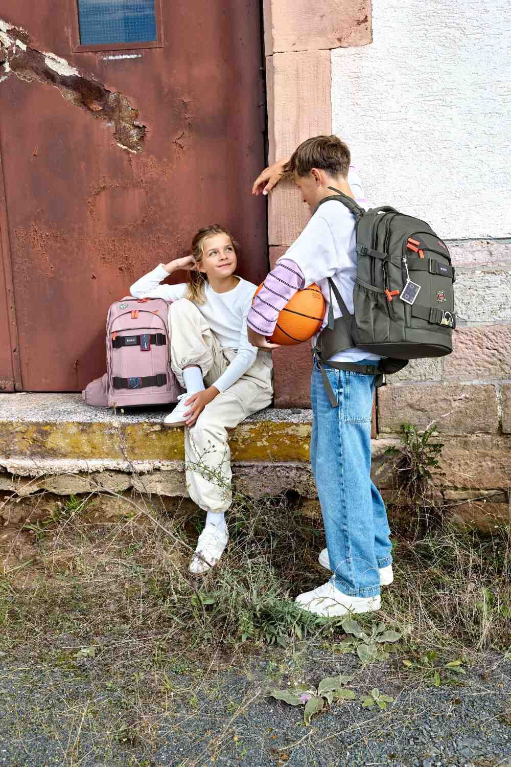 Lässig Schulrucksack BOLD Origin dark olive