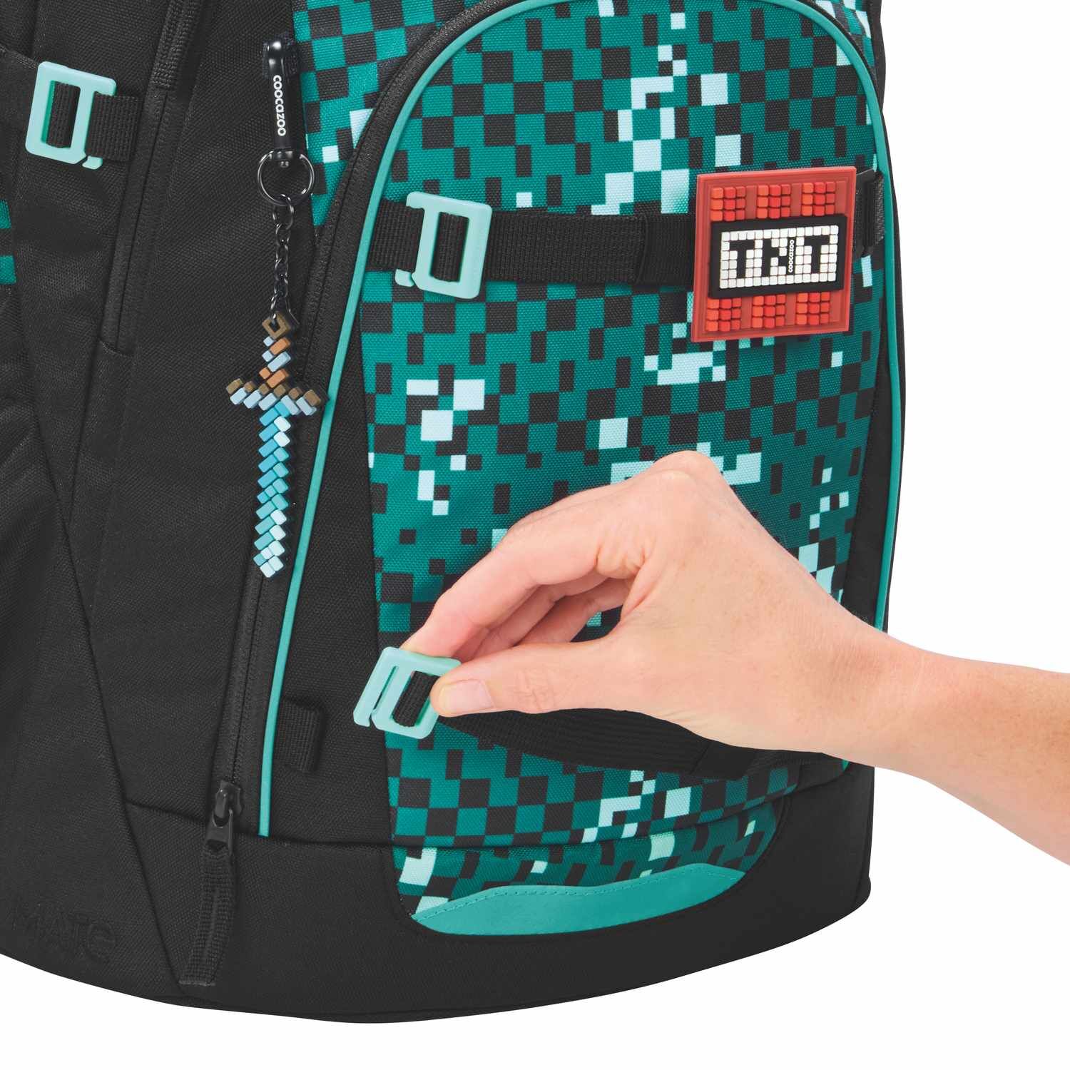 coocazoo Schulrucksack MATE, Pixel Blox