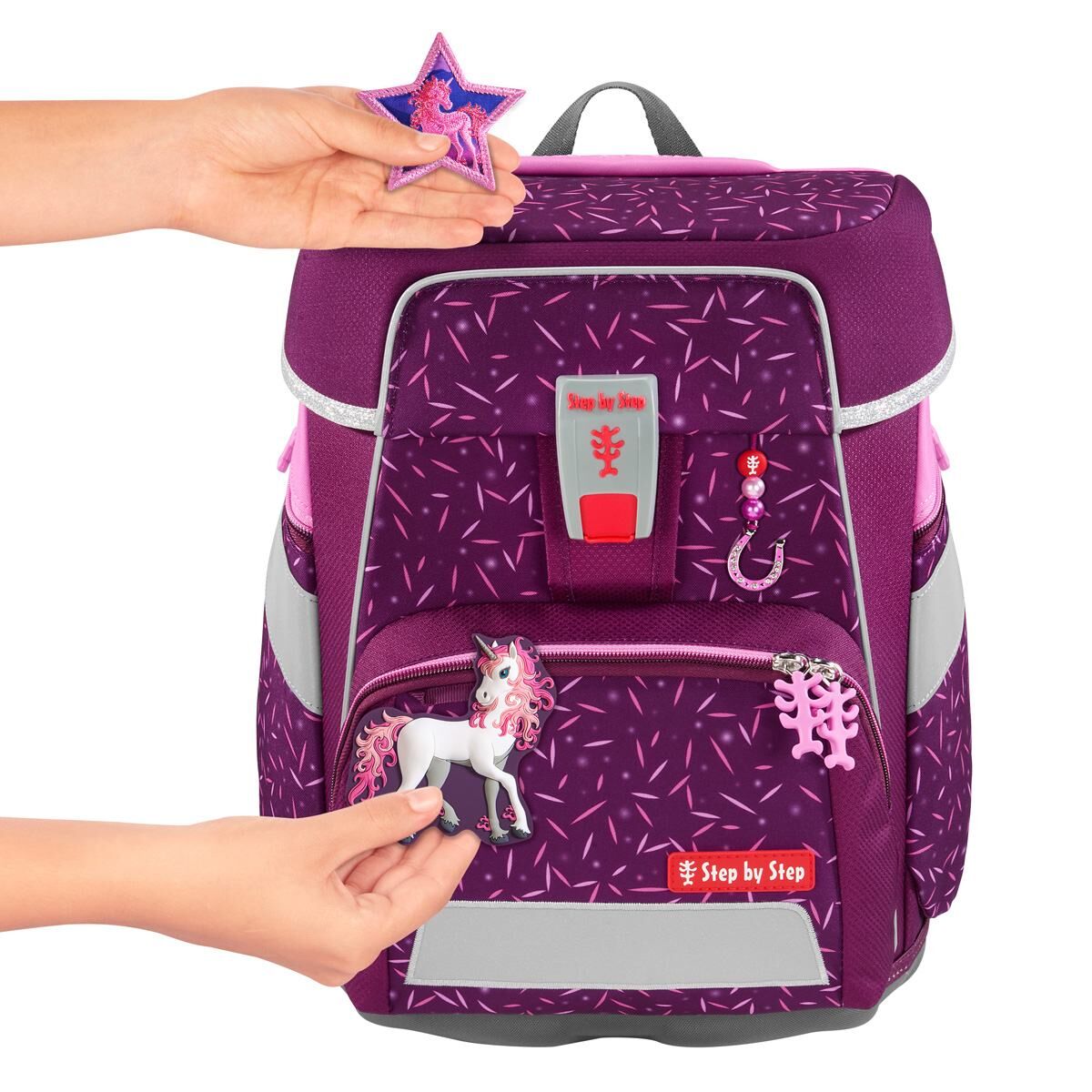 Step by Step SPACE Schulranzen-Set "Pretty Unicorn Nuala", 5-teilig