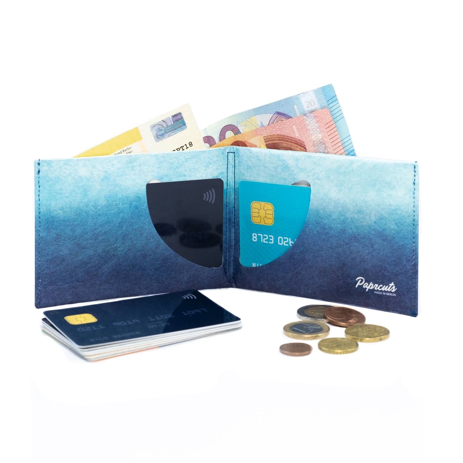 paprcuts Portemonnaie RFID Secure - blue lagoon