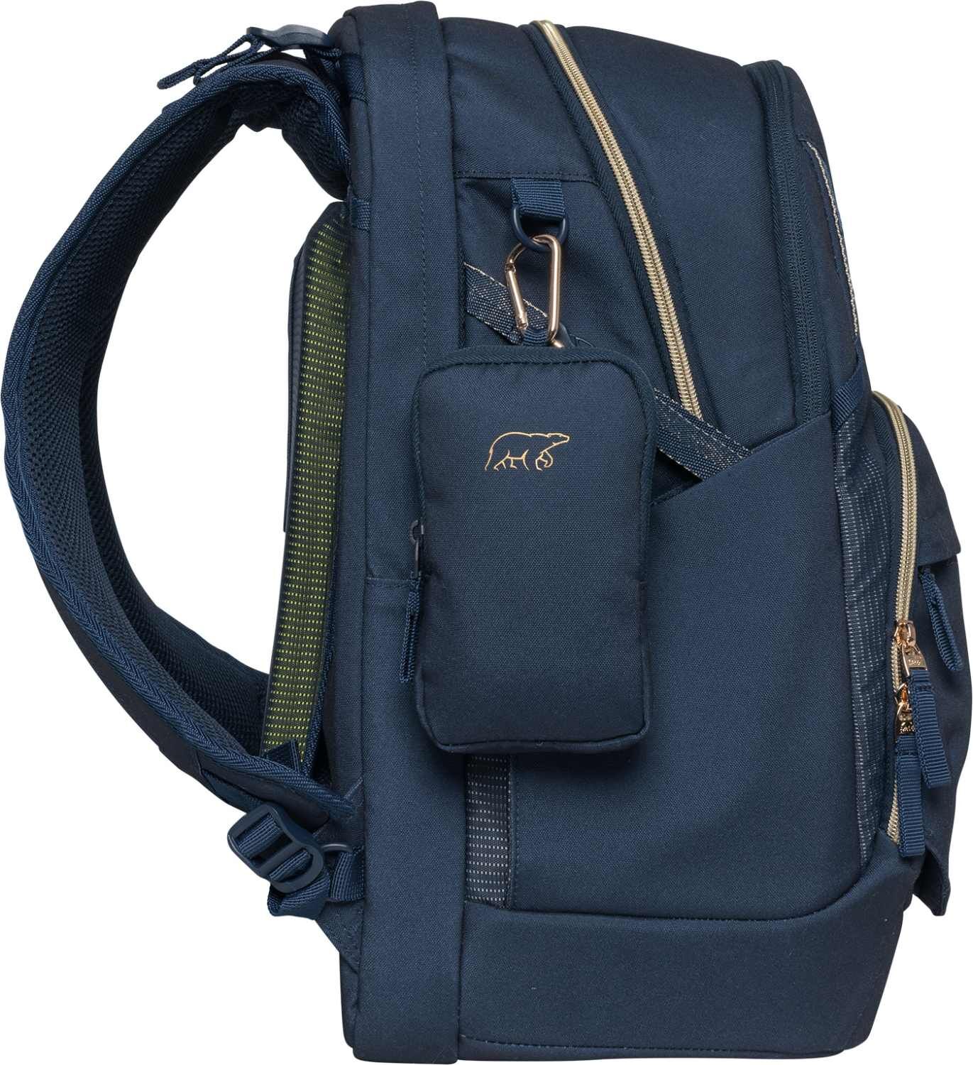 Beckmann Schulrucksack Sport Air Padded Blue Gold