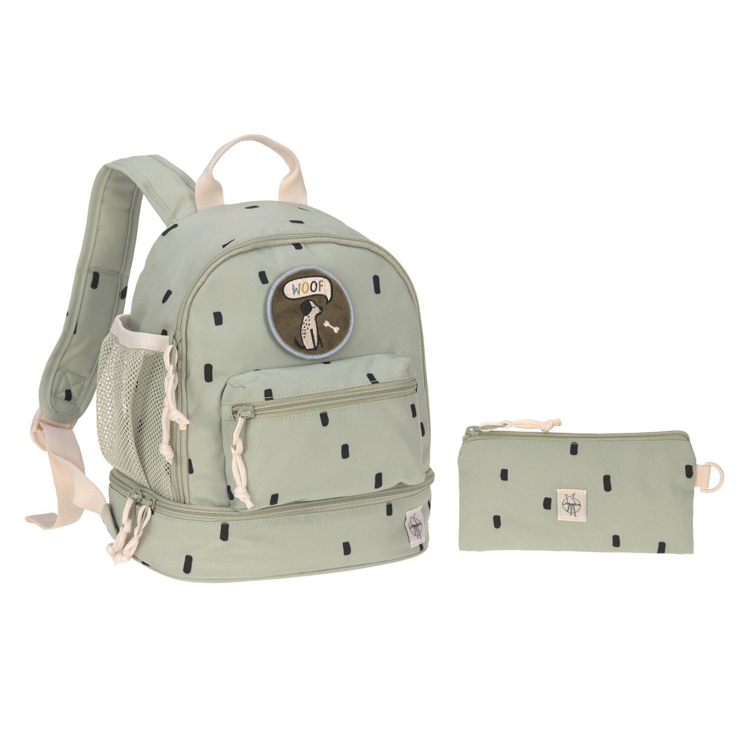 Lässig Kindergartenrucksack - Mini Backpack, Happy Prints light olive