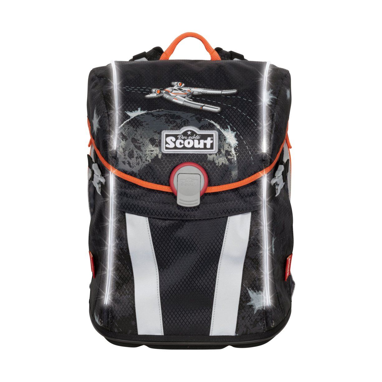 Scout Sunny Schulranzen-Set 4tlg LED space command