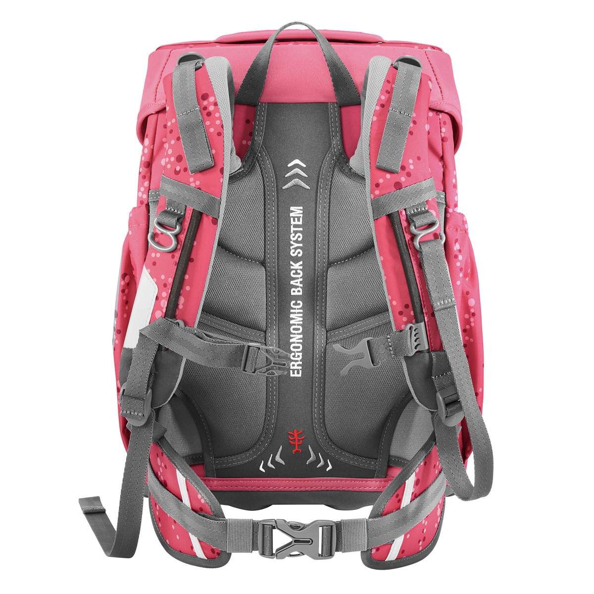 Step by Step BASIS Schulranzen-Set "Pink Bubbles", 4-teilig