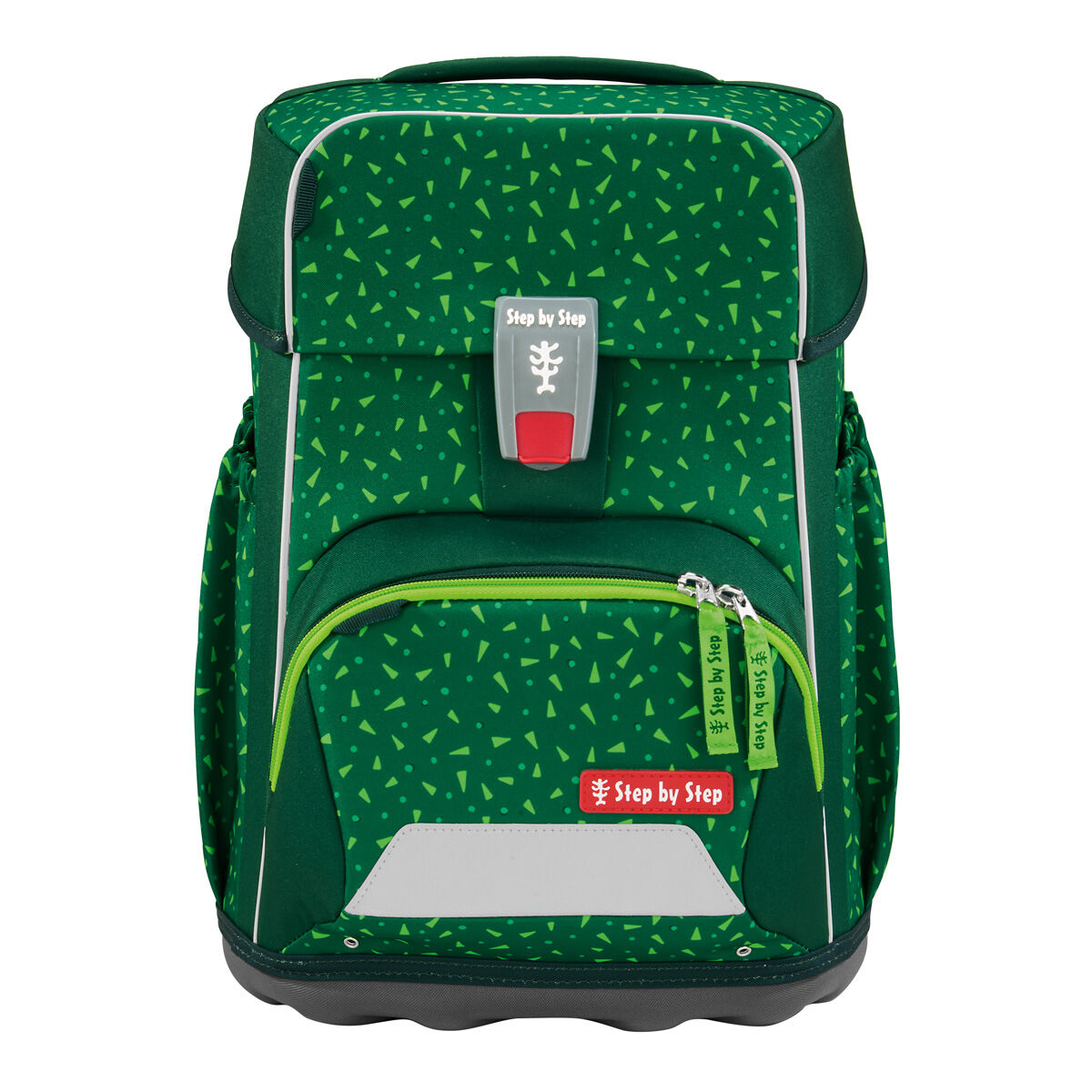 Step by Step BASIS Schulranzen-Set "Green Graphics", 4-teilig