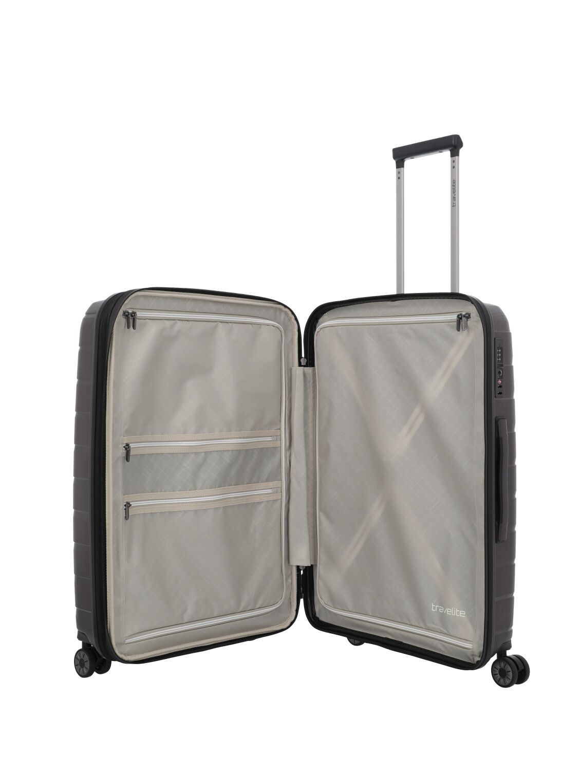 Travelite Koffer AIR BASE 4w Trolley M, Coffee