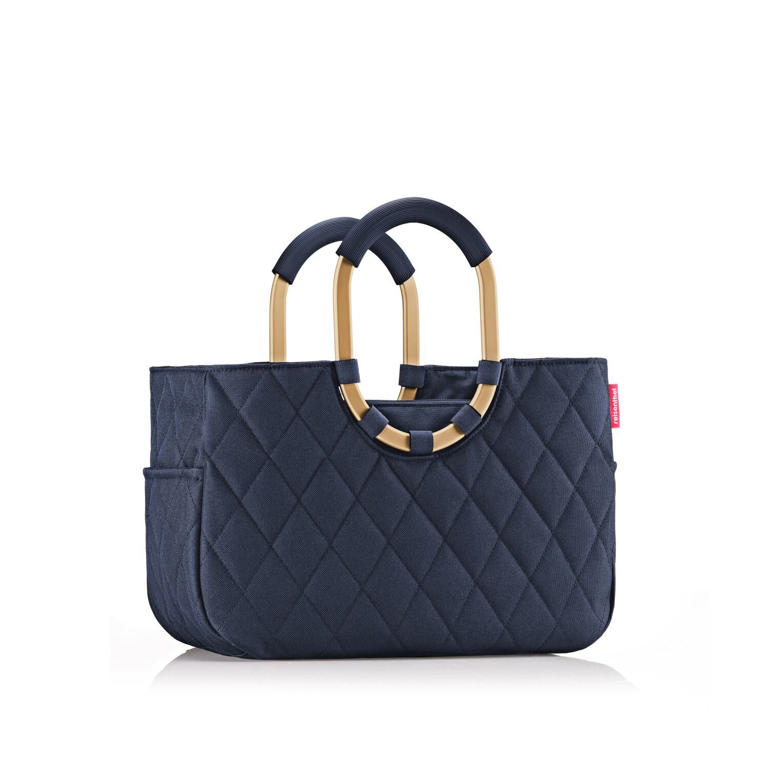 reisenthel loopshopper M frame rhombus midnight gold