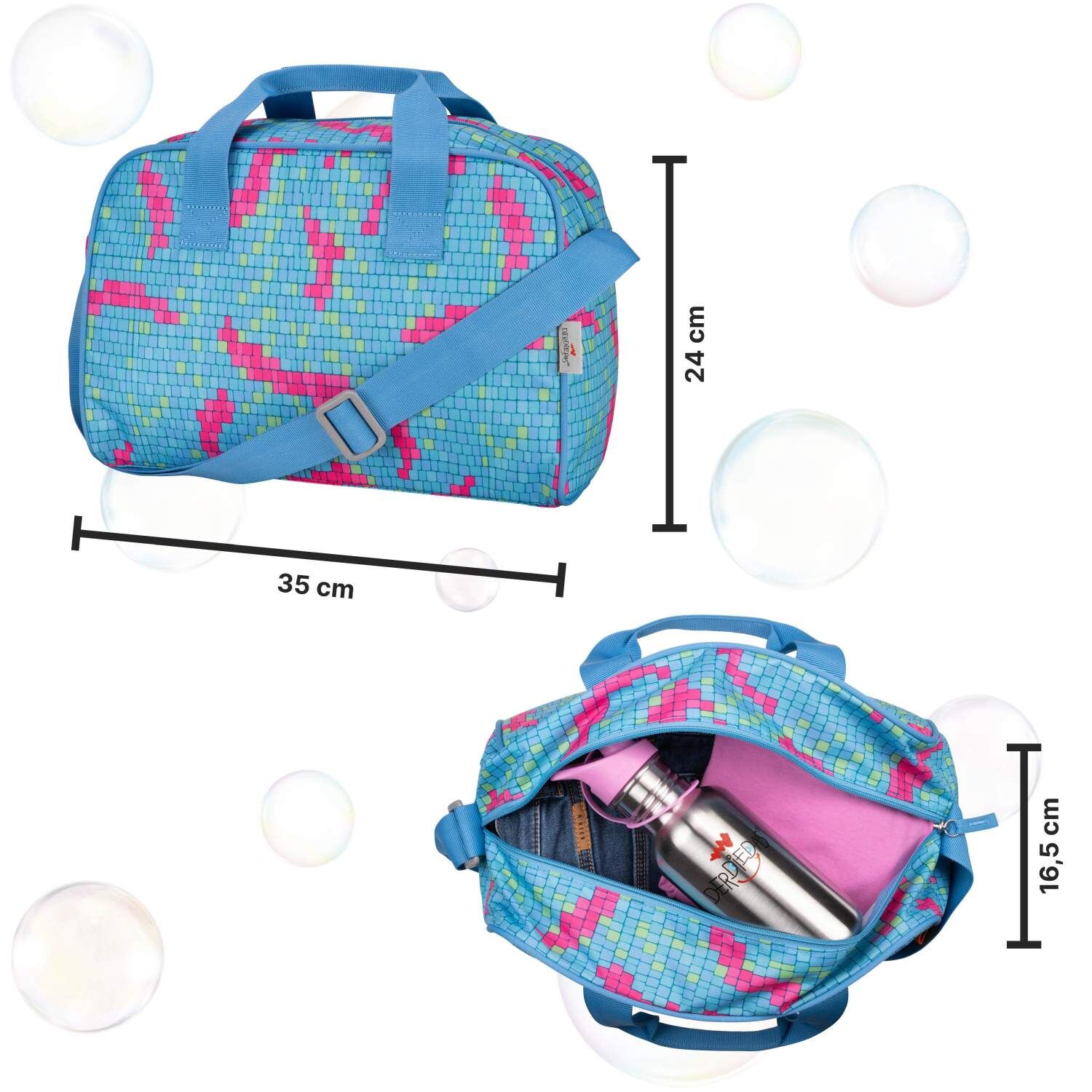 DerDieDas Sporttasche Happy Pixel DerDieDas Sporttasche Happy Pixel