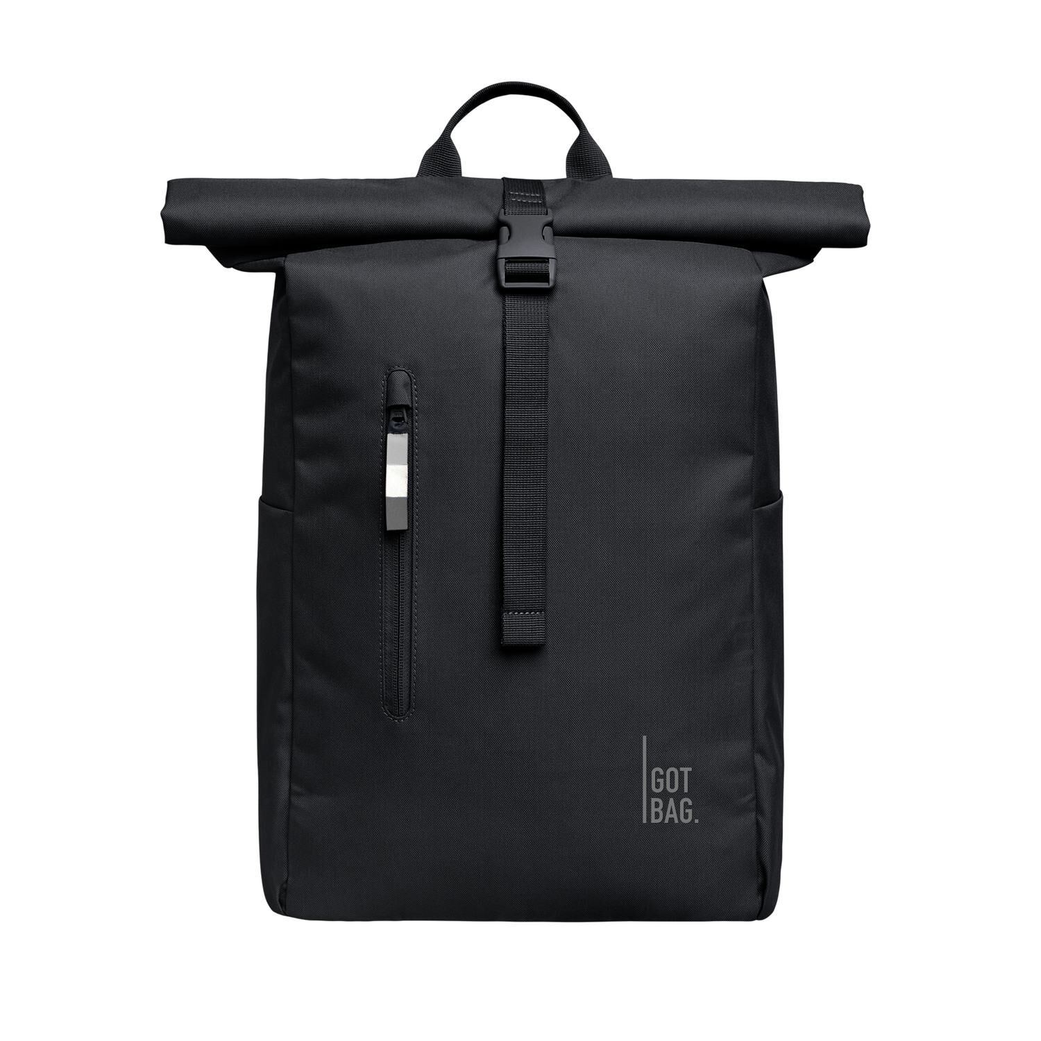 GOT BAG Rucksack ROLLTOP EASY MONOCHROME black