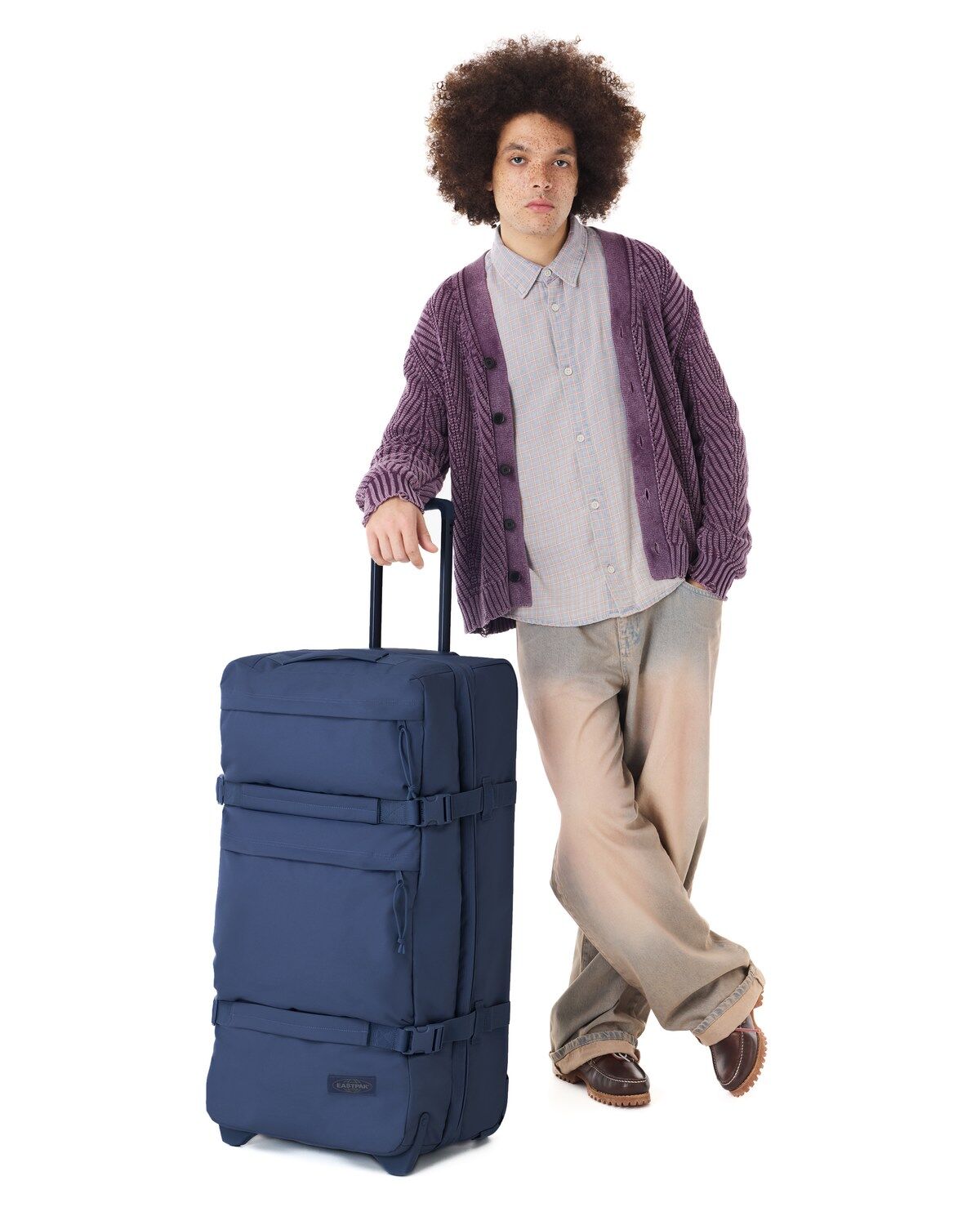 Eastpak Koffer TRANSIT'R PLUS L Authentic Original Monotone Navy