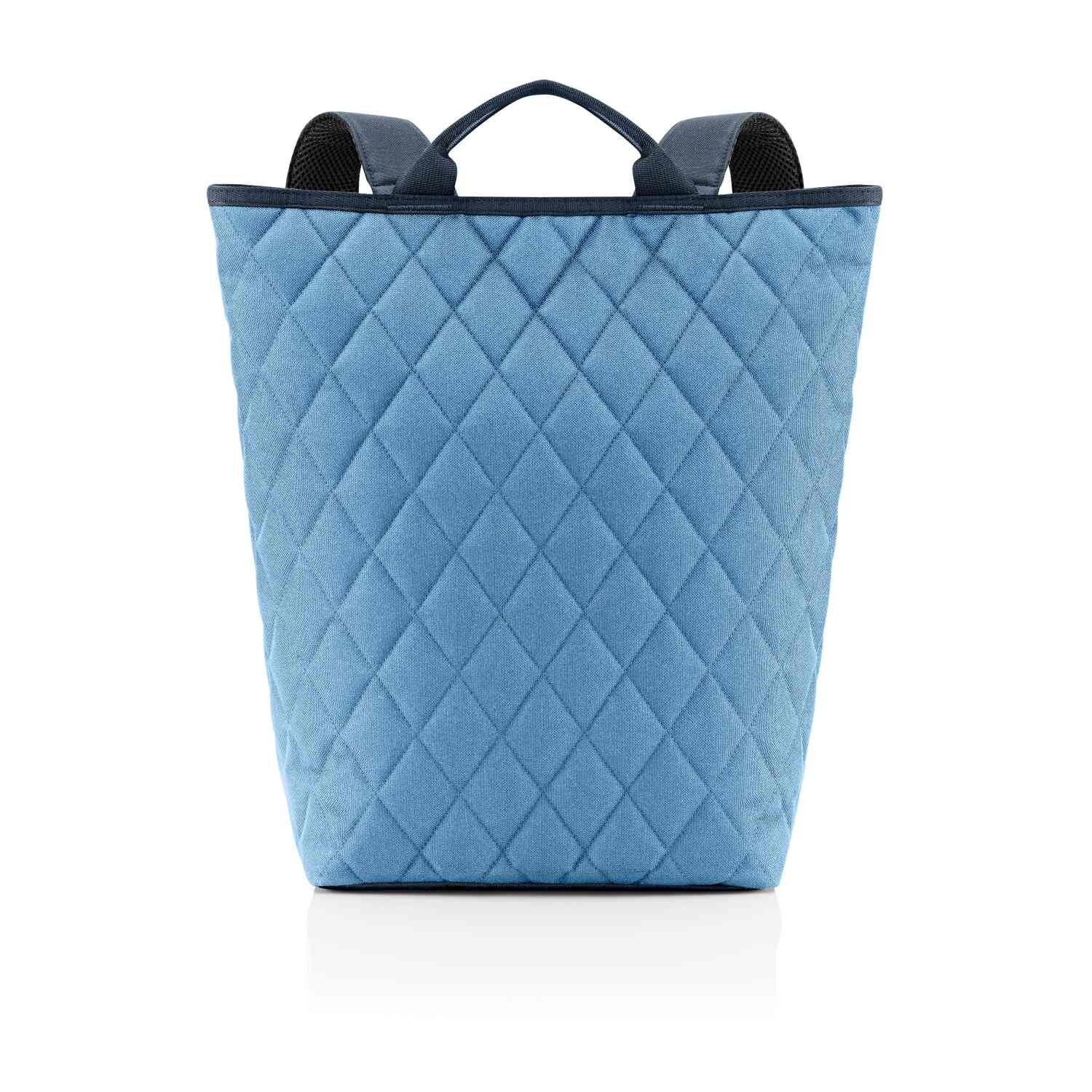 reisenthel shopper-backpack rhombus blue