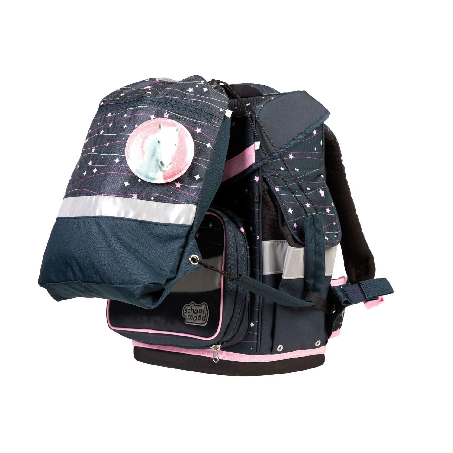 School Mood Timeless Pro Ella (Pony), 7-tlg. Schulranzenset
