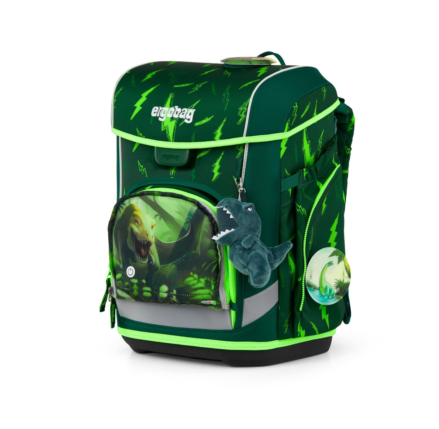 ergobag cubo light Schulranzen-Set Bärtastisch