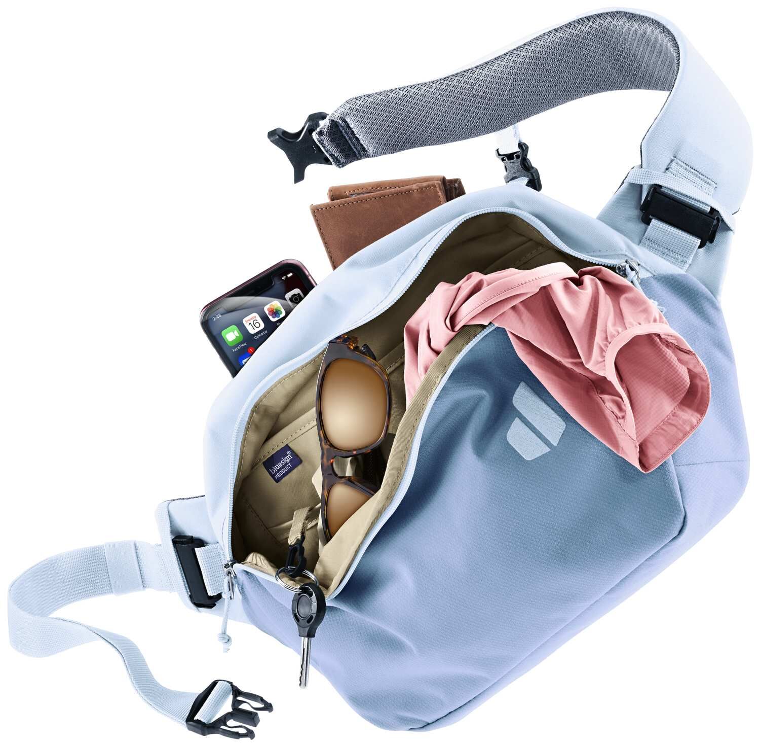 deuter Umhängetasche Stroof 5 bluejay polar