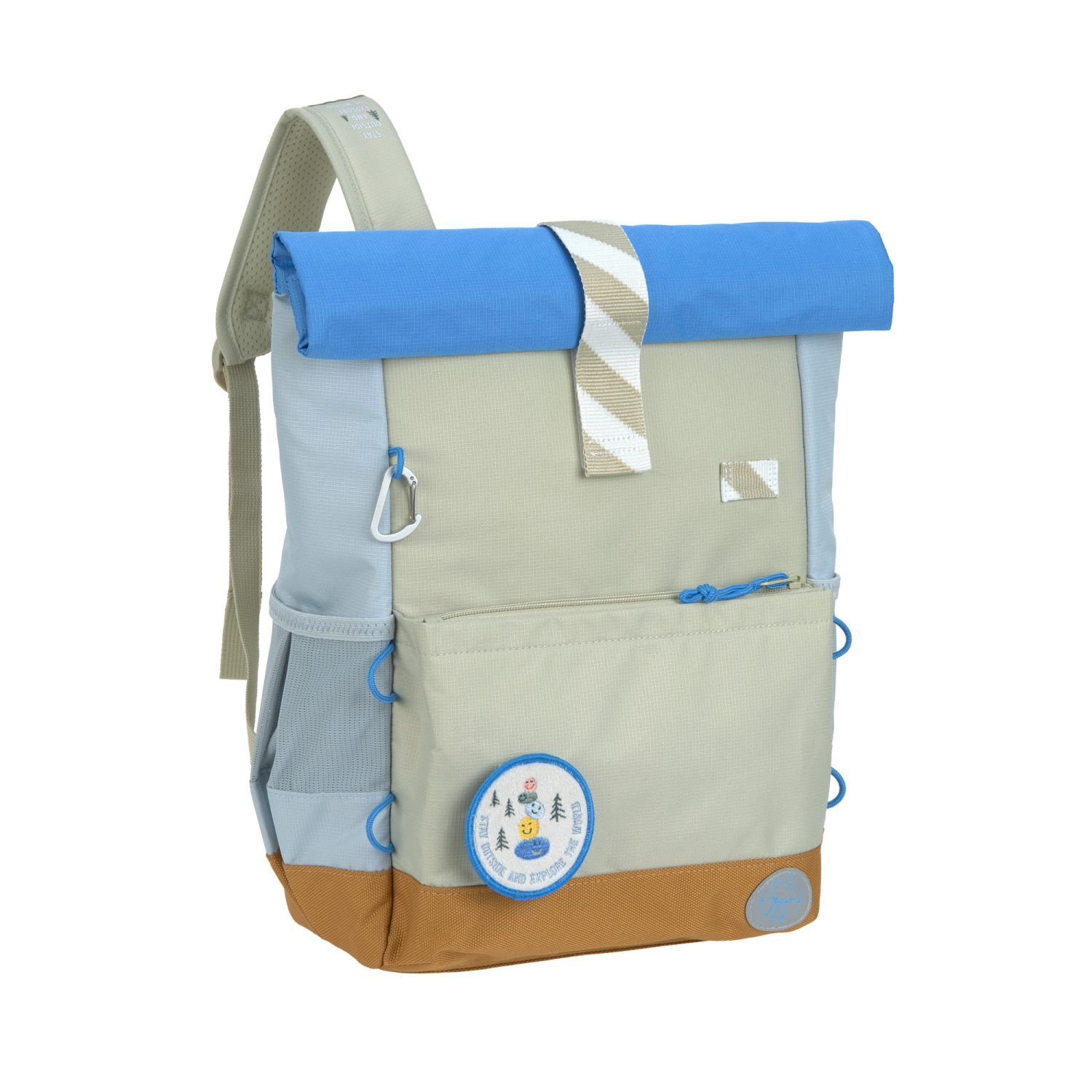 Lässig Kinderrucksack - Medium Rolltop Backpack Sunny Explorer green/blue