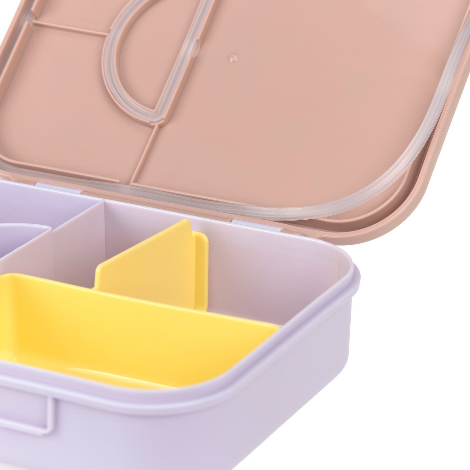 Lässig Brotdose Kinder - Bento Lunchbox Pattern Party, Rosa