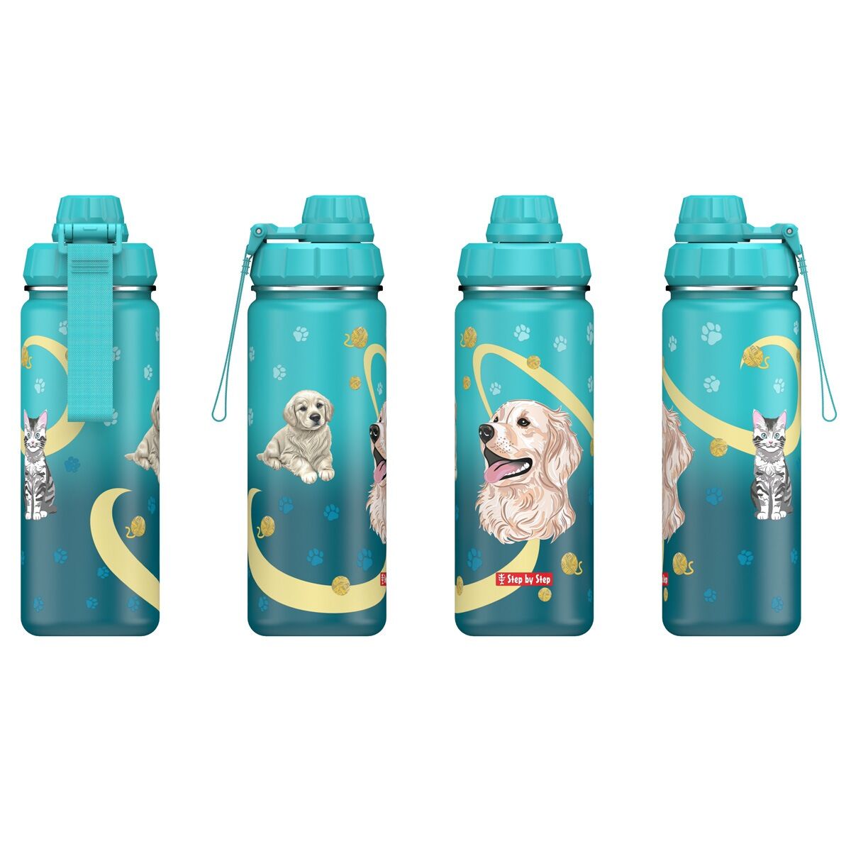 Step by Step Isolierte Edelstahl-Trinkflasche "Sweet Pet"