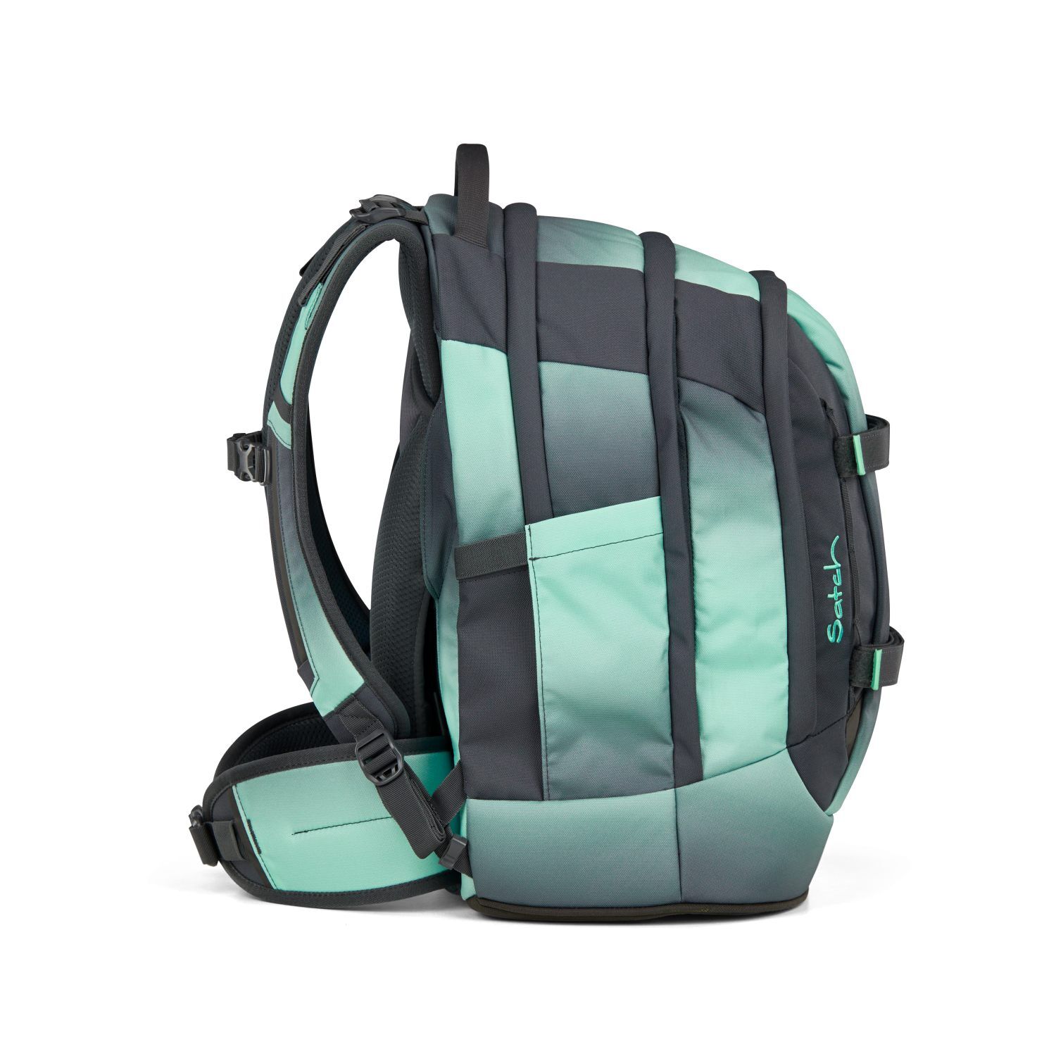 Satch pack Schulrucksack Gradient Mint anthrazit