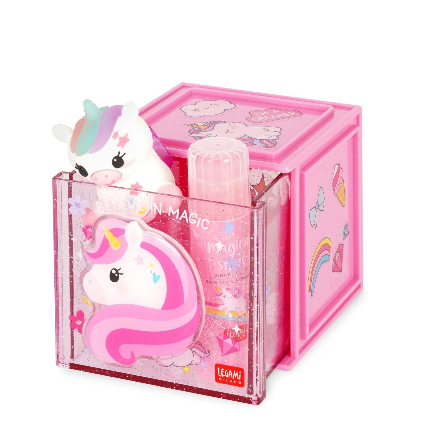 Legami Schreibtisch Organizer - CUTIE CUBE - UNICORN