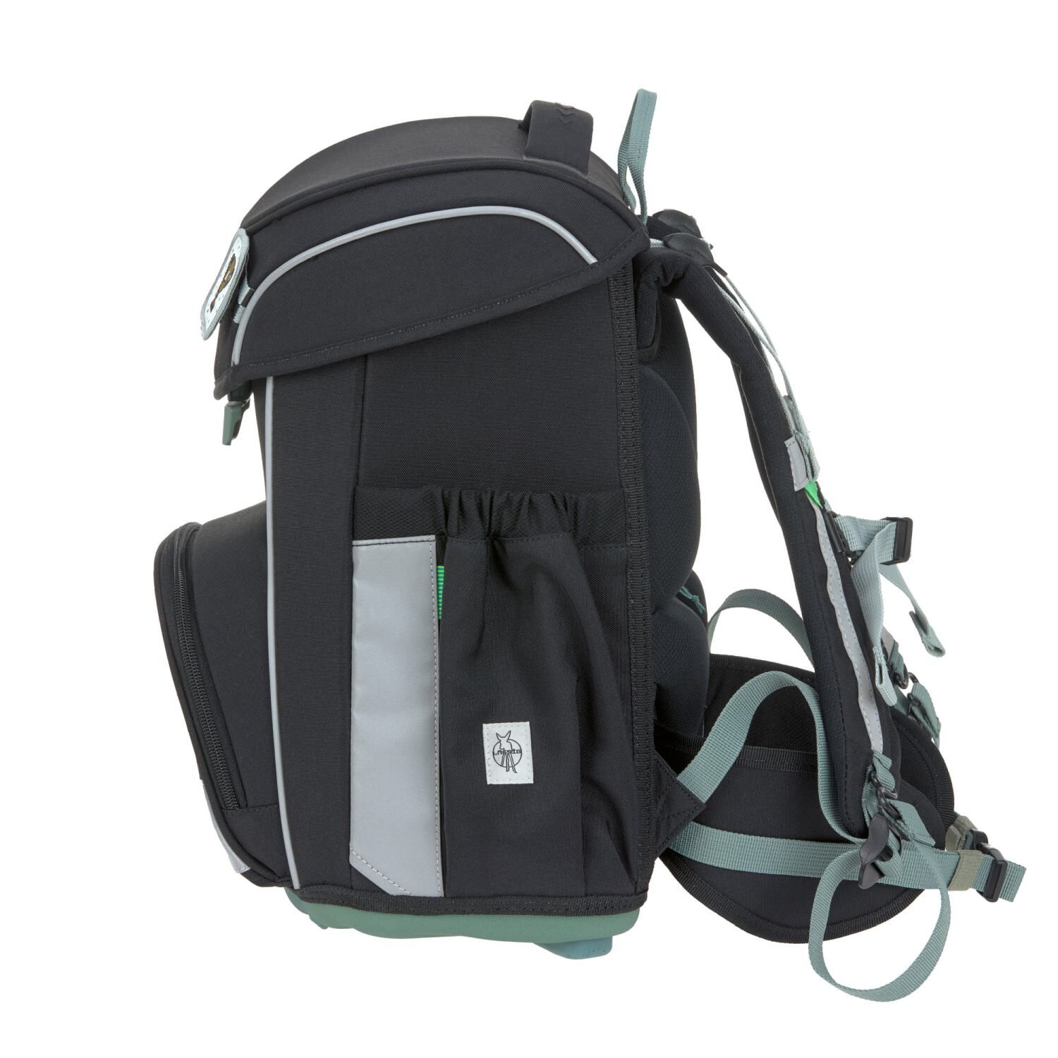 Lässig Schulranzen Set 7-teilig, Slim Unique black