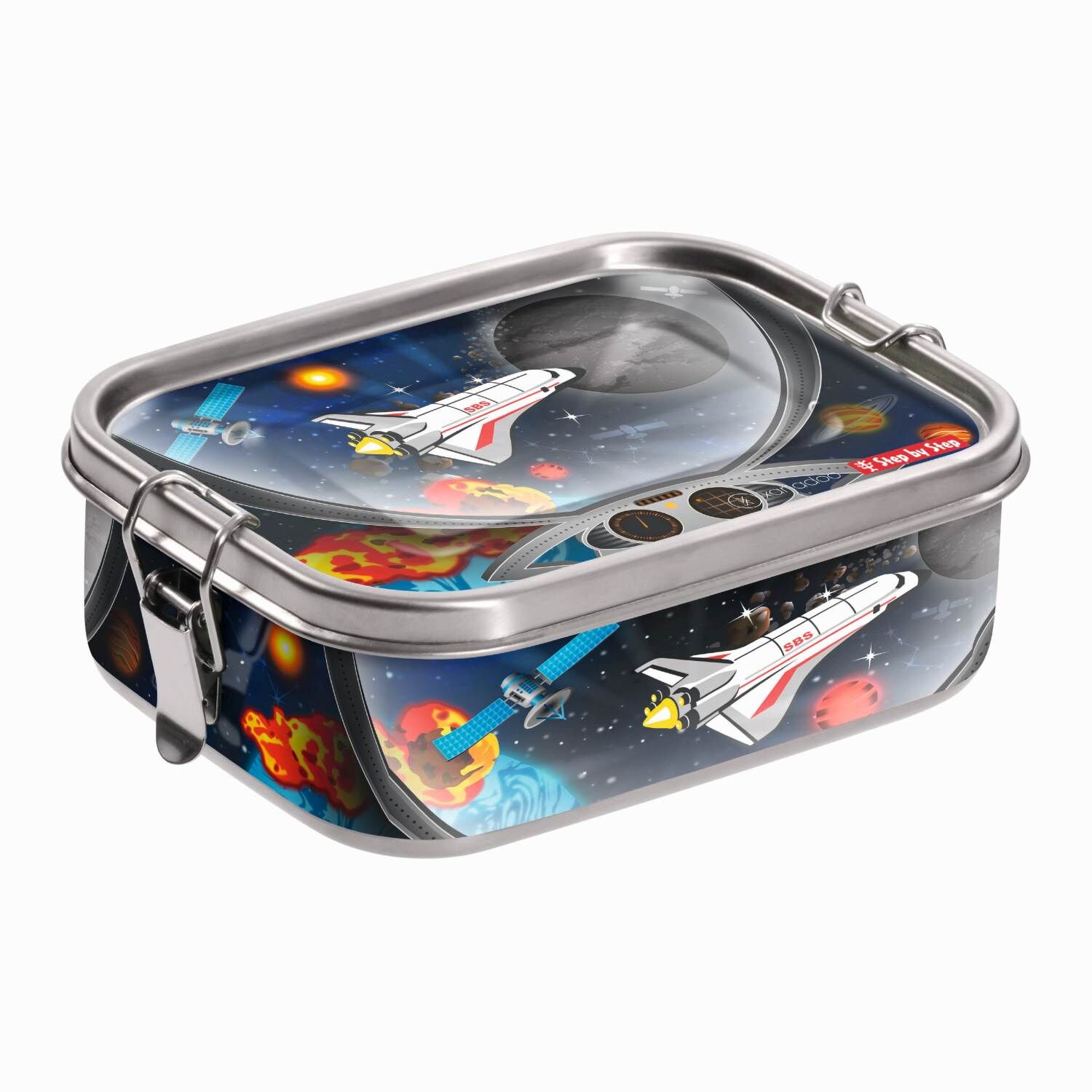 Step by Step Edelstahl-Lunchbox "Sky Rocket Rico"