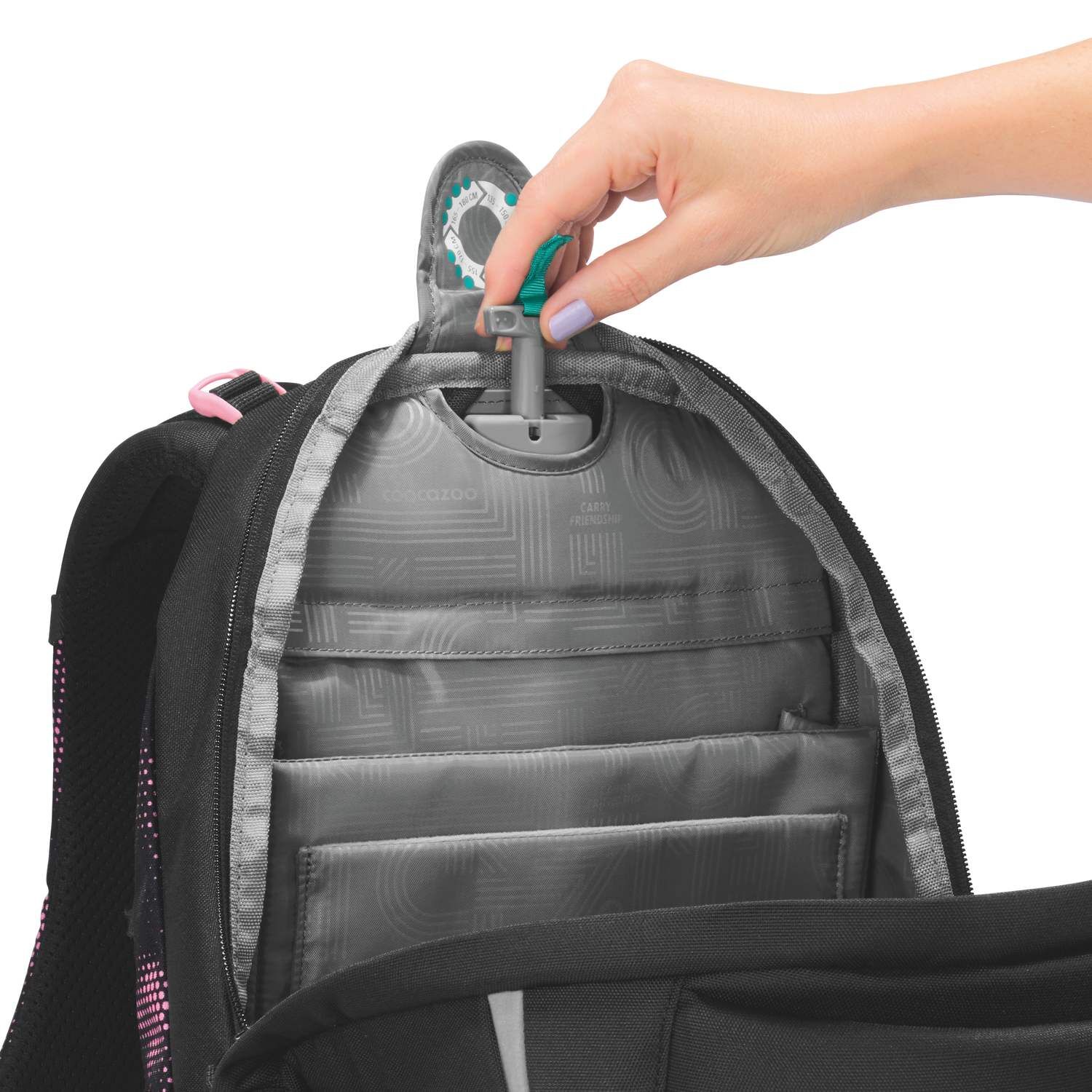 coocazoo Schulrucksack BYTE, Pink Illusion