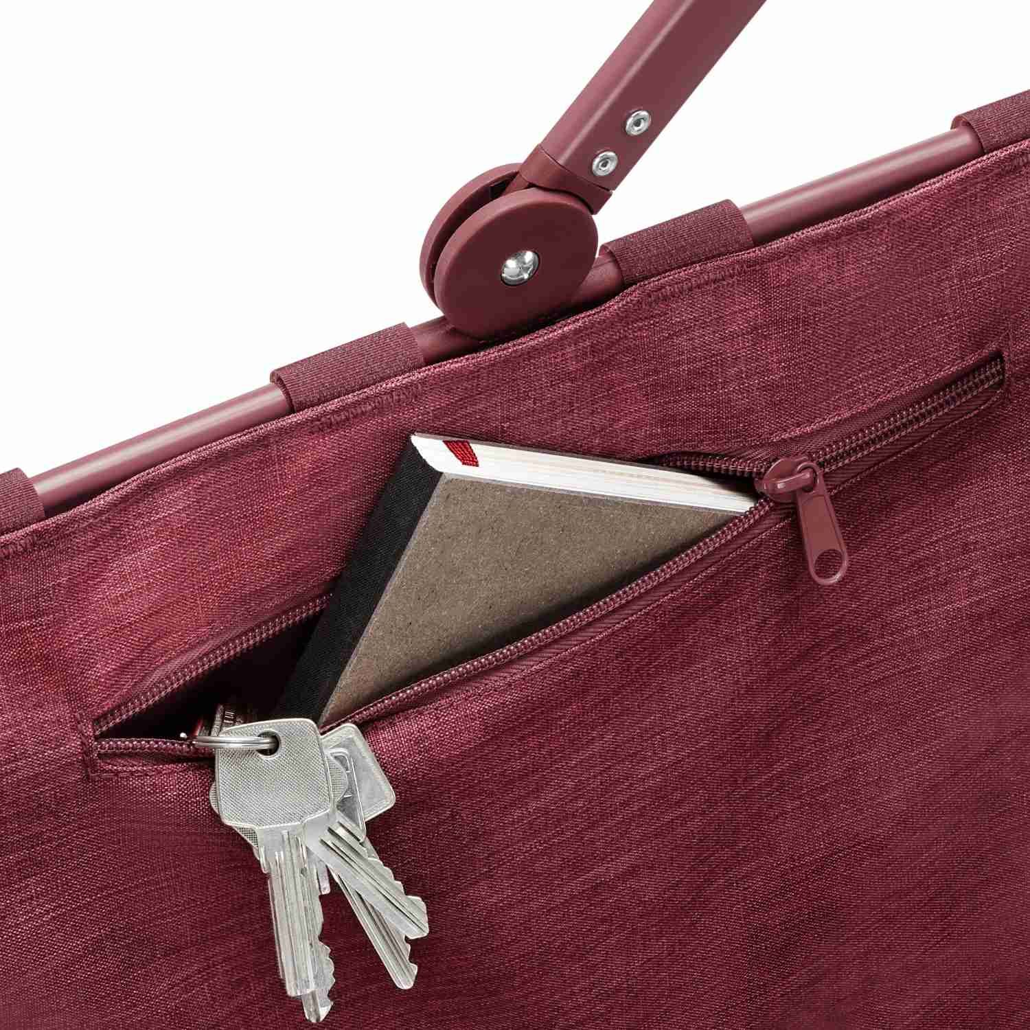 reisenthel carrybag twist maroon