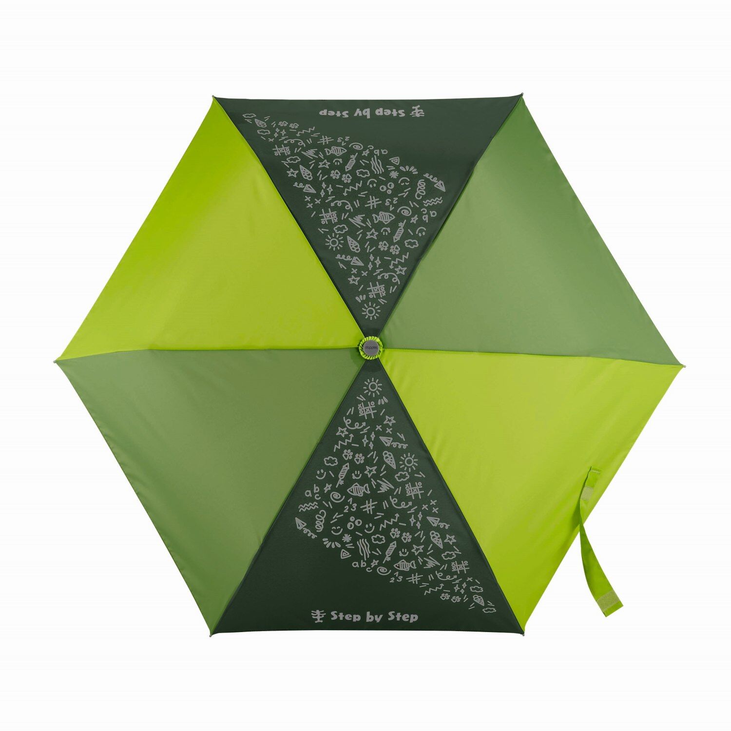 Step by Step Regenschirm "Green", Magic Rain EFFECT