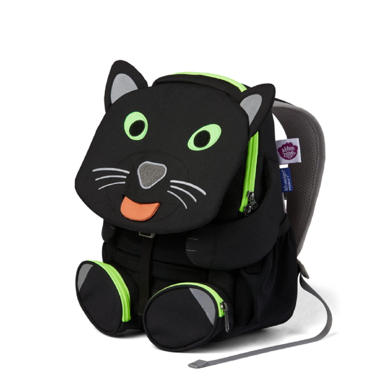 Affenzahn Kinderrucksack Großer Freund Schwarzer Panther -002