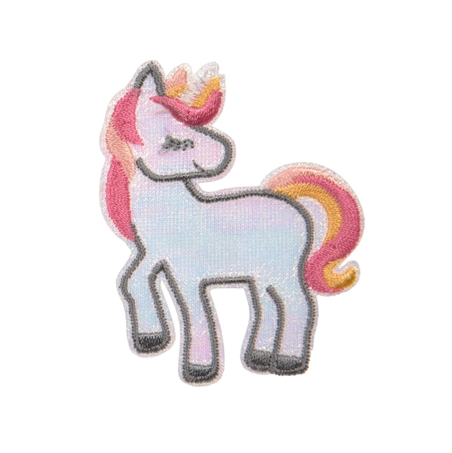 Lässig Textil-Sticker (3 Stk) - Schul Set Unique, Stick on Unicorn