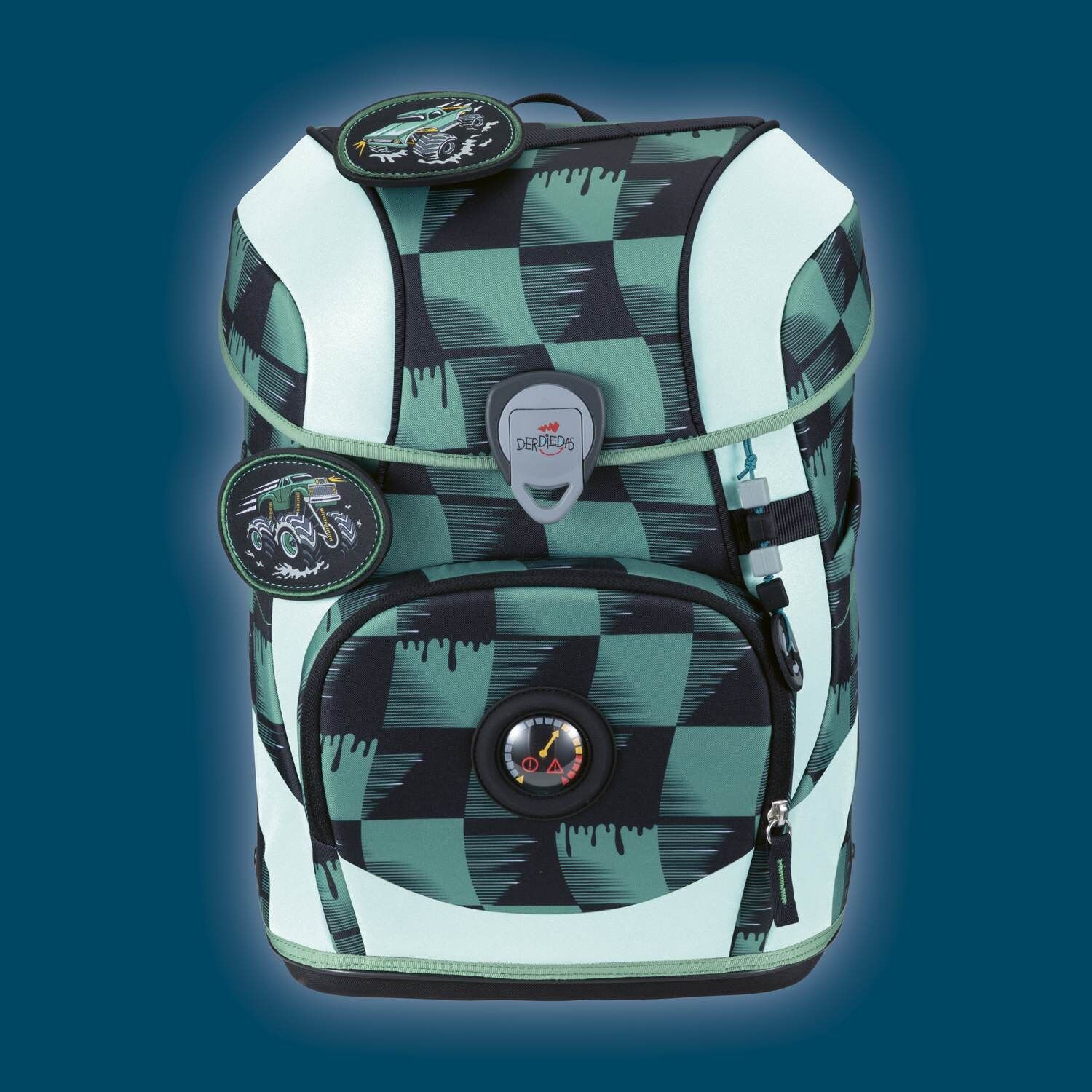 DerDieDas ErgoFlex Tiny Superflash Super Truck Schulranzenset 5-teilig