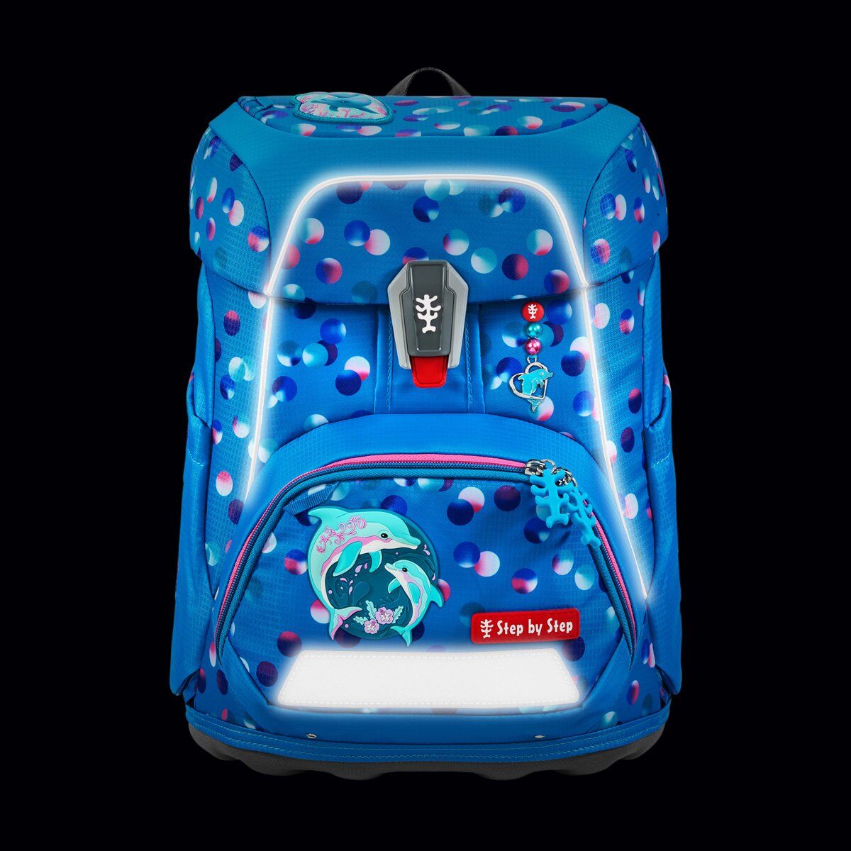 Step by Step FIT Schulranzen-Set "Dolphin Finja", 5-teilig